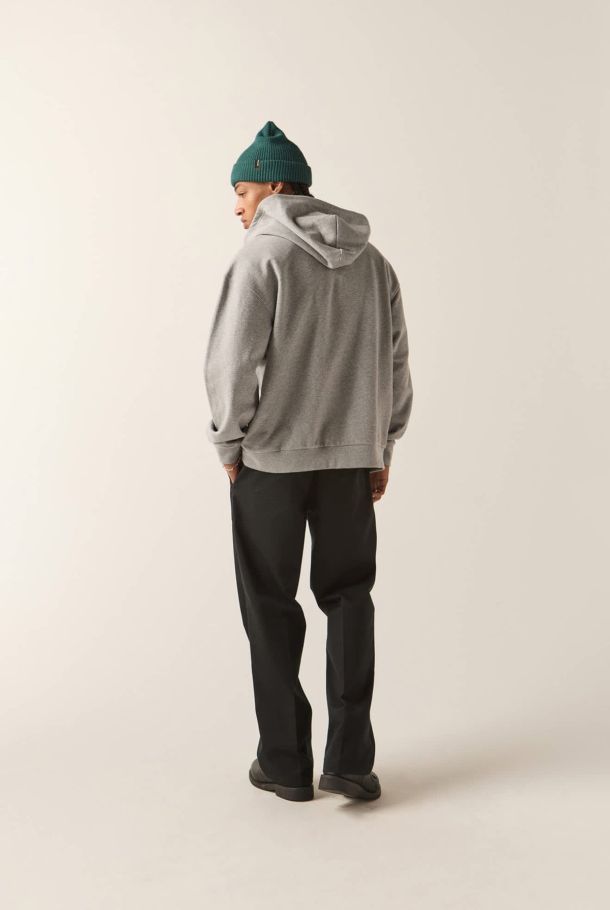 Men's Motorized Full Zip in the color Heather Grey - Additional Fit image