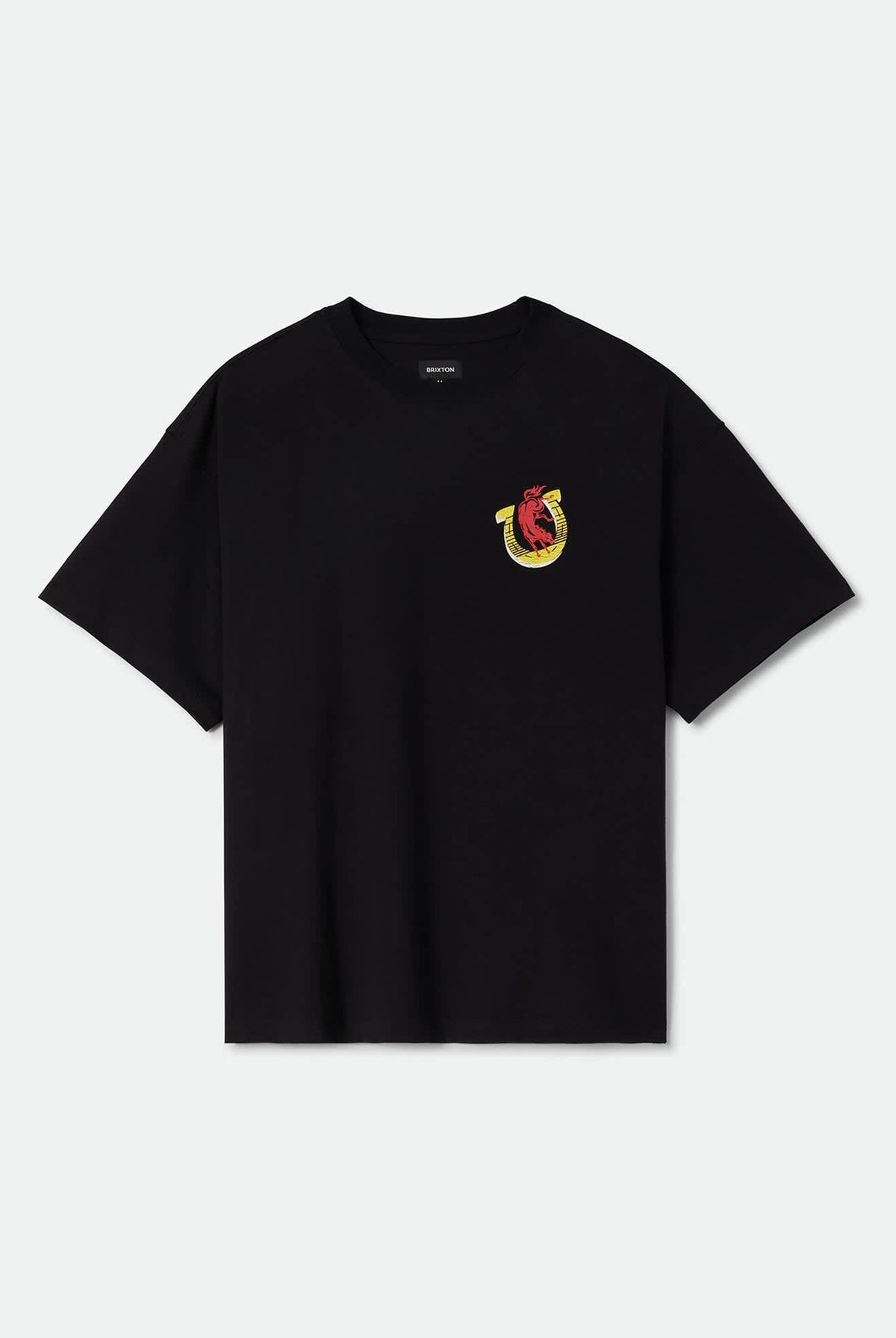Men's Colt 45 Everytime Short Sleeve Oversized T-Shirt in the color Black - Front Product Laydown Image
