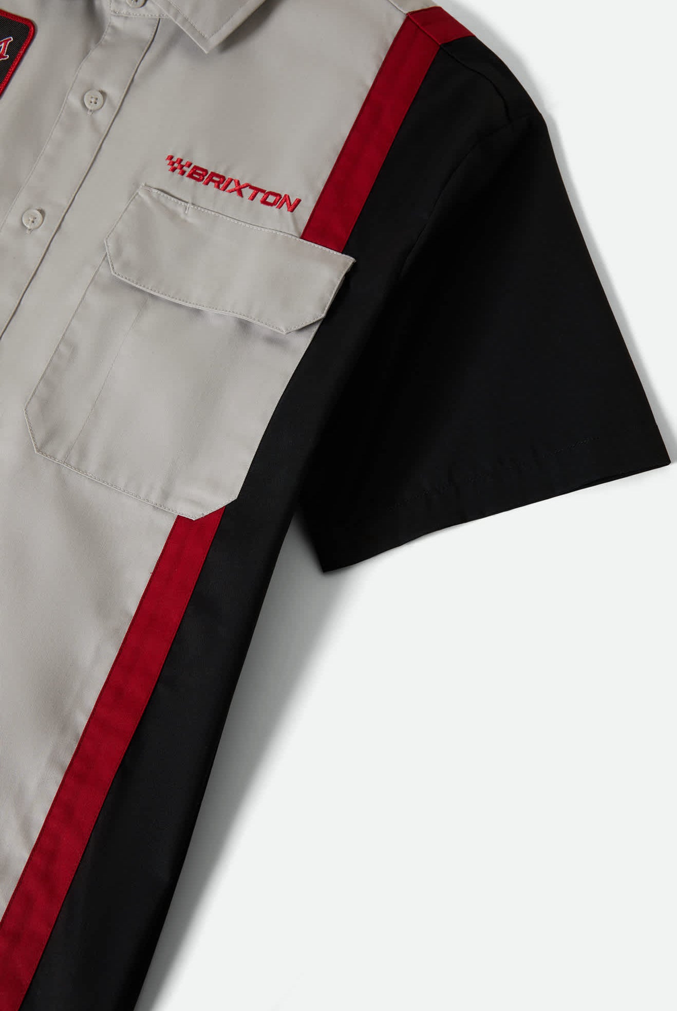 Men's Coors Light Shake Down S/S Shirt in the color Silver/Black - Additional Laydown image