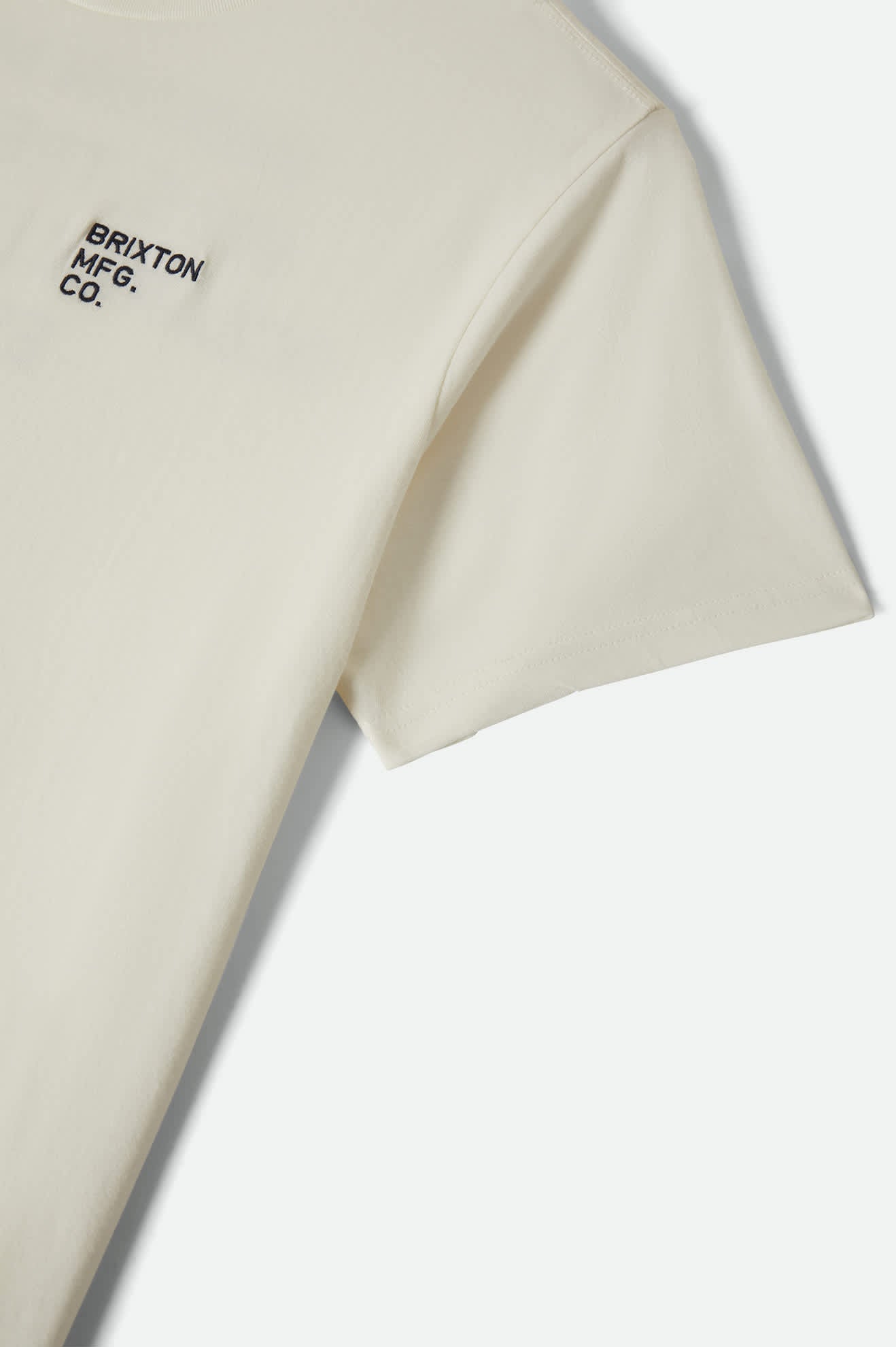 Men's Gage S/S T-Shirt in the color Off White Worn Wash - Additional Laydown image