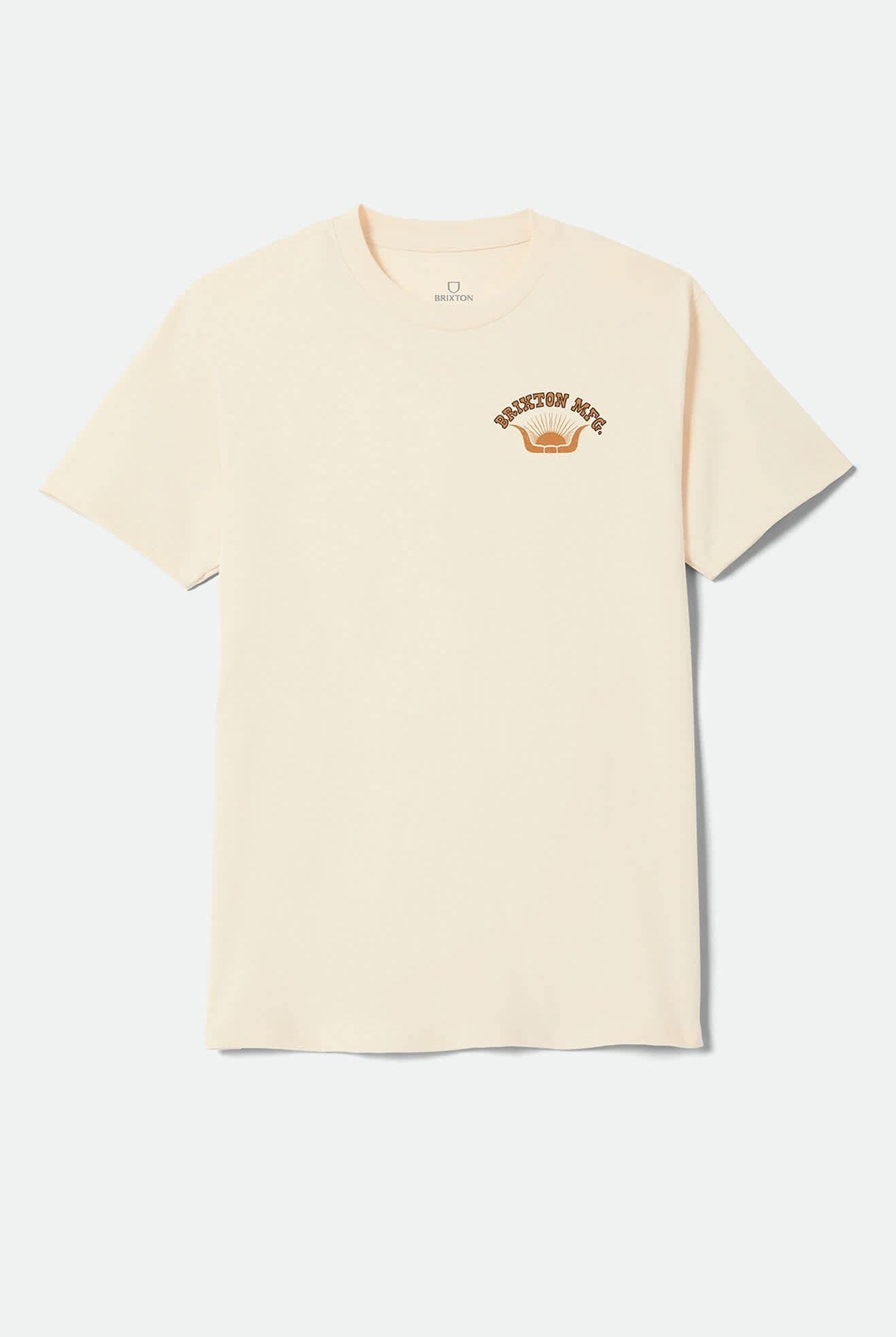 Men's Stirrup Standard T-Shirt in the color Cream - Front Product Laydown Image