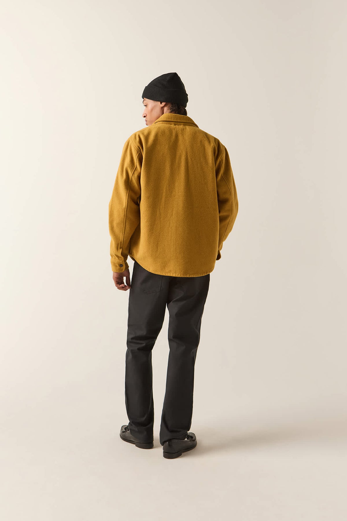 Men's Textured Durham Jacket in the color Dusted Ochre - Additional Fit image