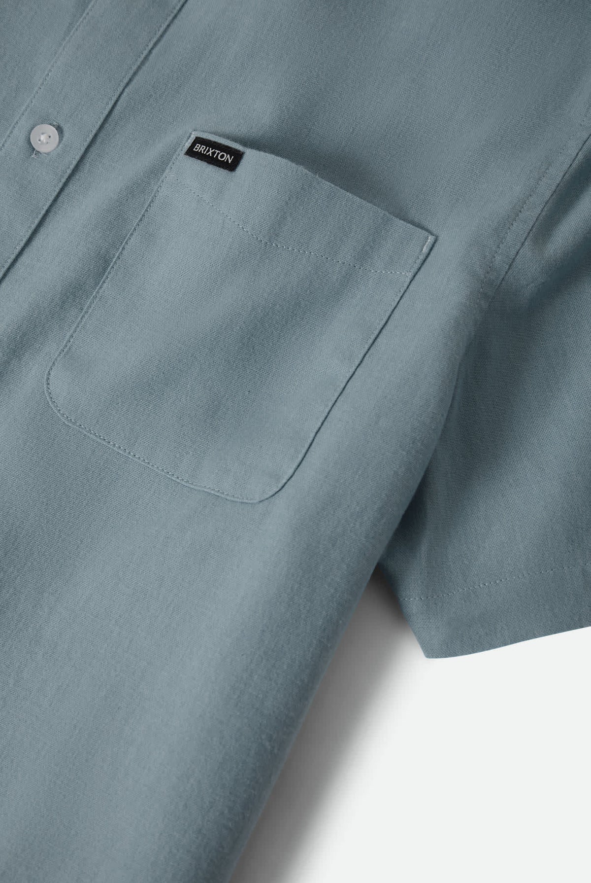 Men's Sanford Oxford Short Sleeve Shirt in the color Blue Aura - Additional Laydown image