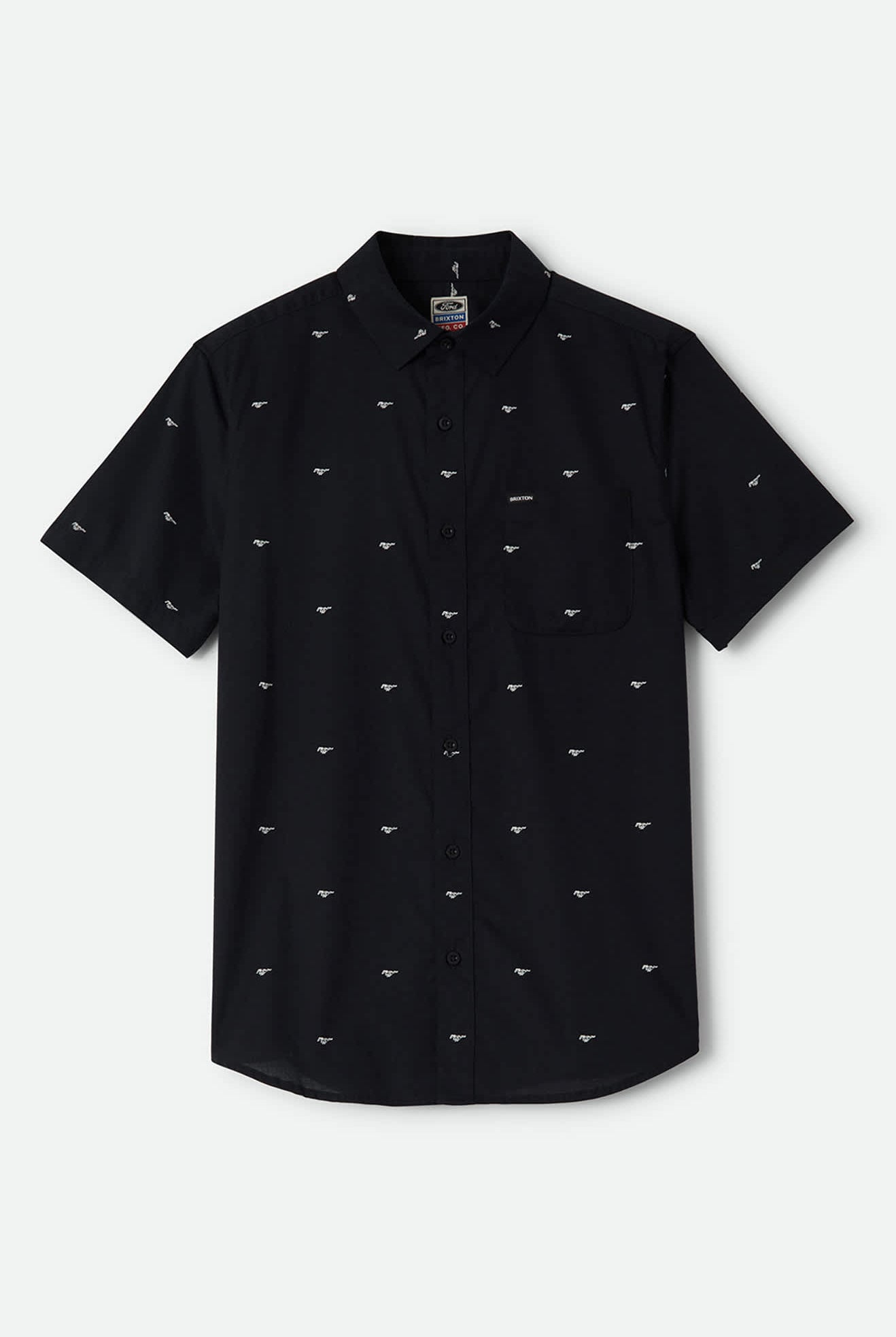 Men's Ford Mustang Shirt in the color Mustang/Burnt Rubber - Front Product Laydown Image