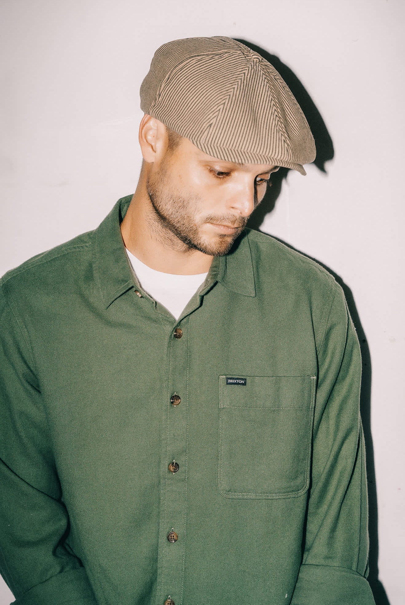 Men's Hasting Lightweight Ultra Soft Flannel in the color Wild Green - Men's Lifestyle image