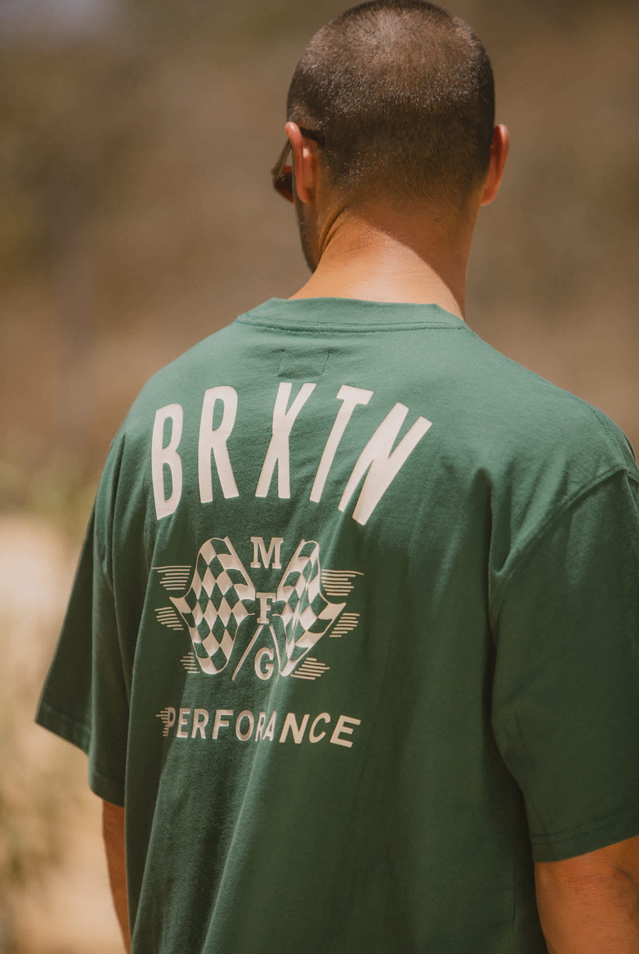 Men's Primary Short Sleeve Cropped Shirt in the color Primal Green - Men's Lifestyle image