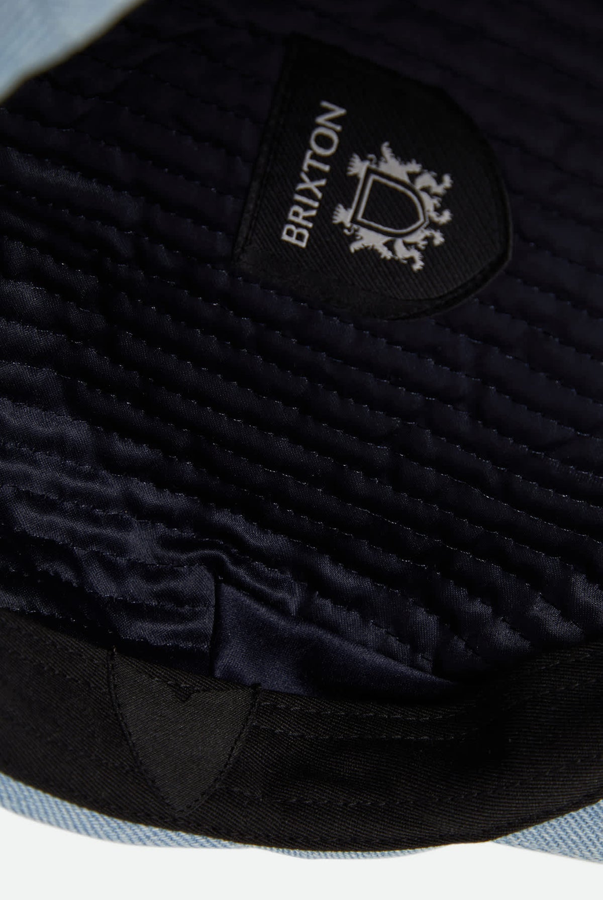 Unisex Hooligan Flat Cap in the color Light Indigo Wash - Additional Laydown image