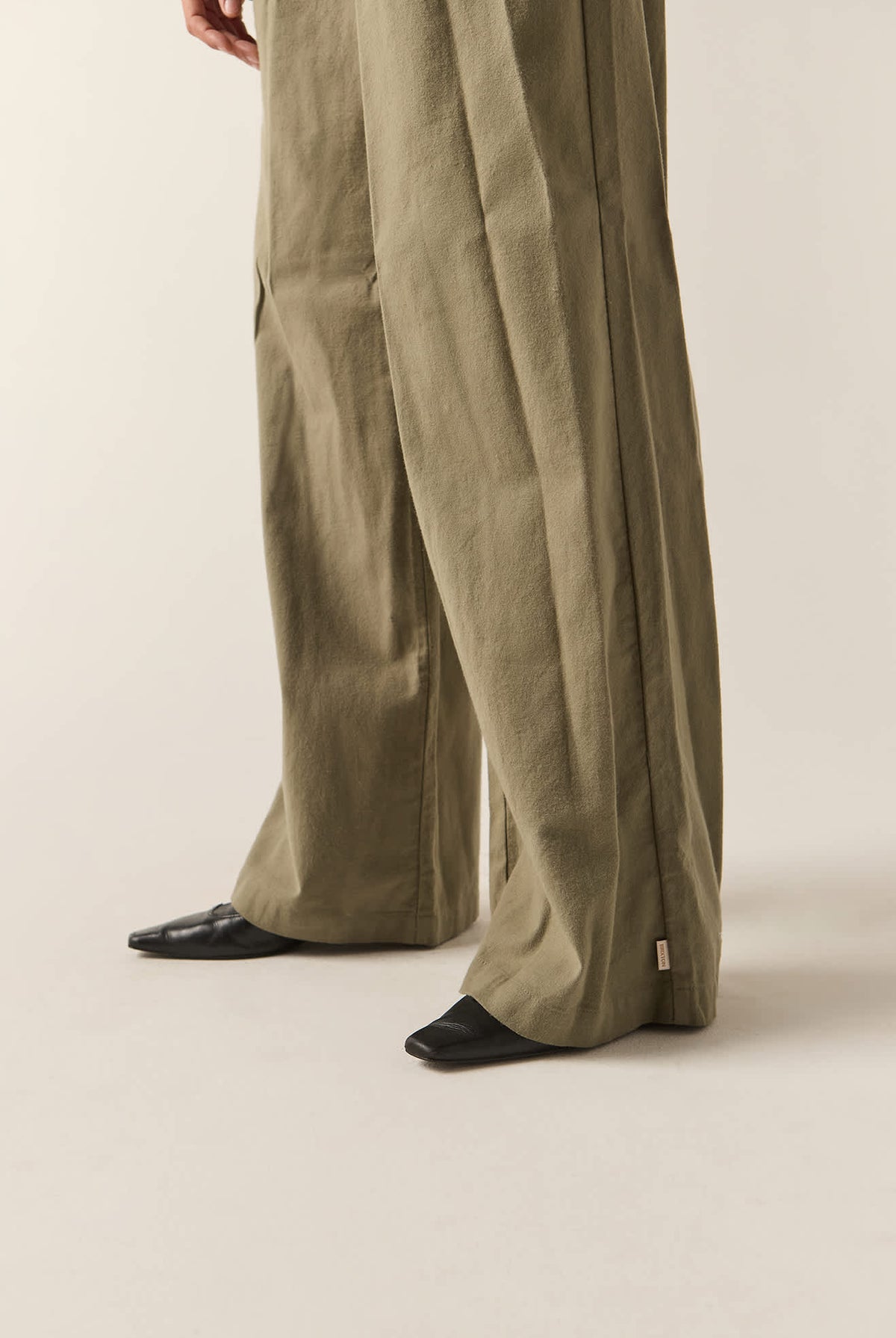 Women's Service Trouser Pant in the color Olive Surplus - Additional Fit image