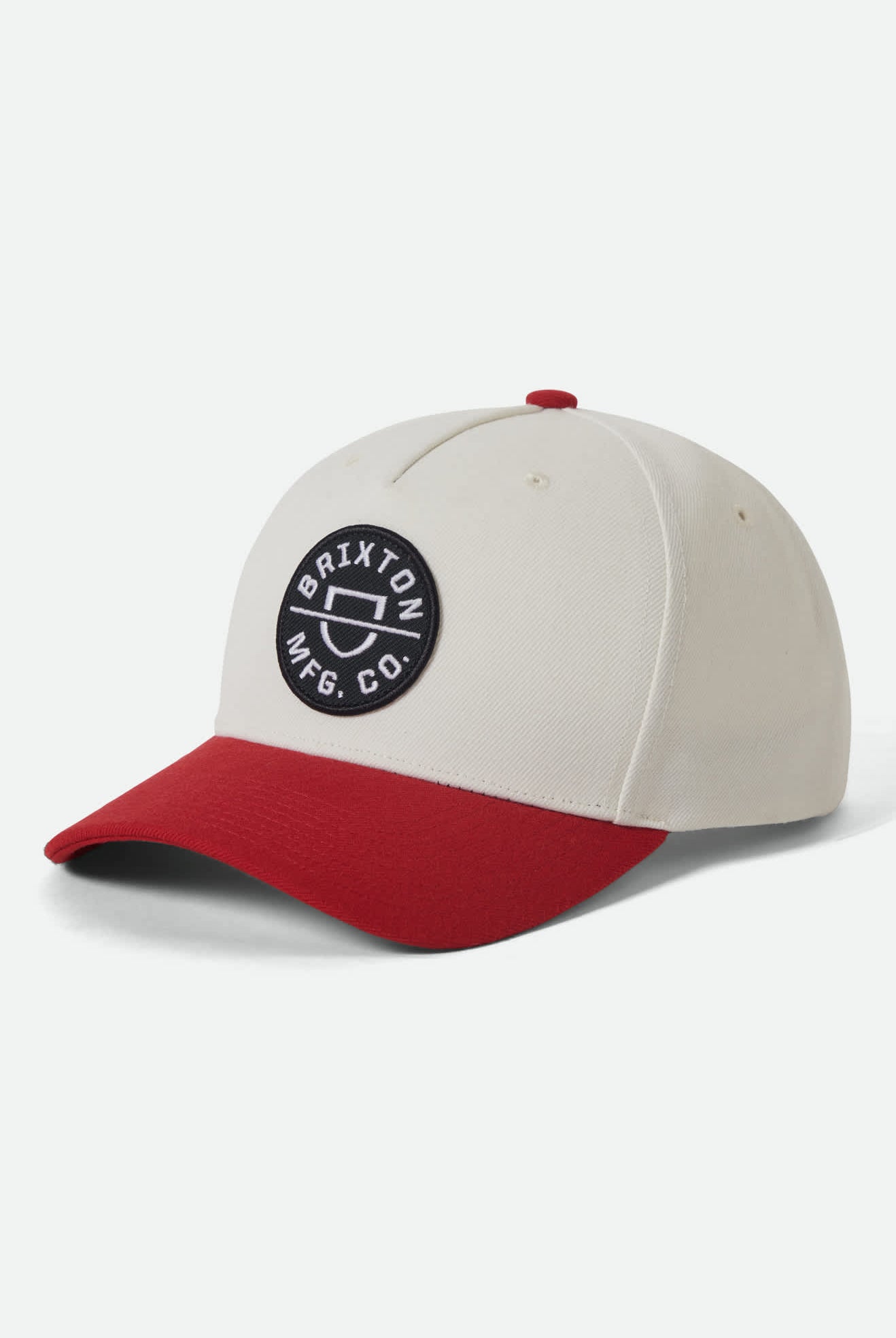Unisex Crest NetPlus Snapback in the color Off White/Adrenaline Rush - Front Product View
