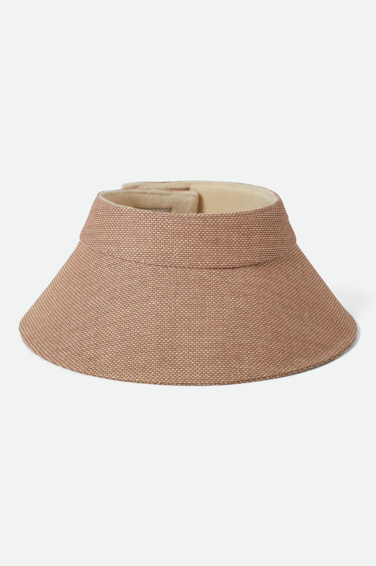 Women's Jasmine Packable Visor in the color Italian Clay/Natural - Additional Laydown image