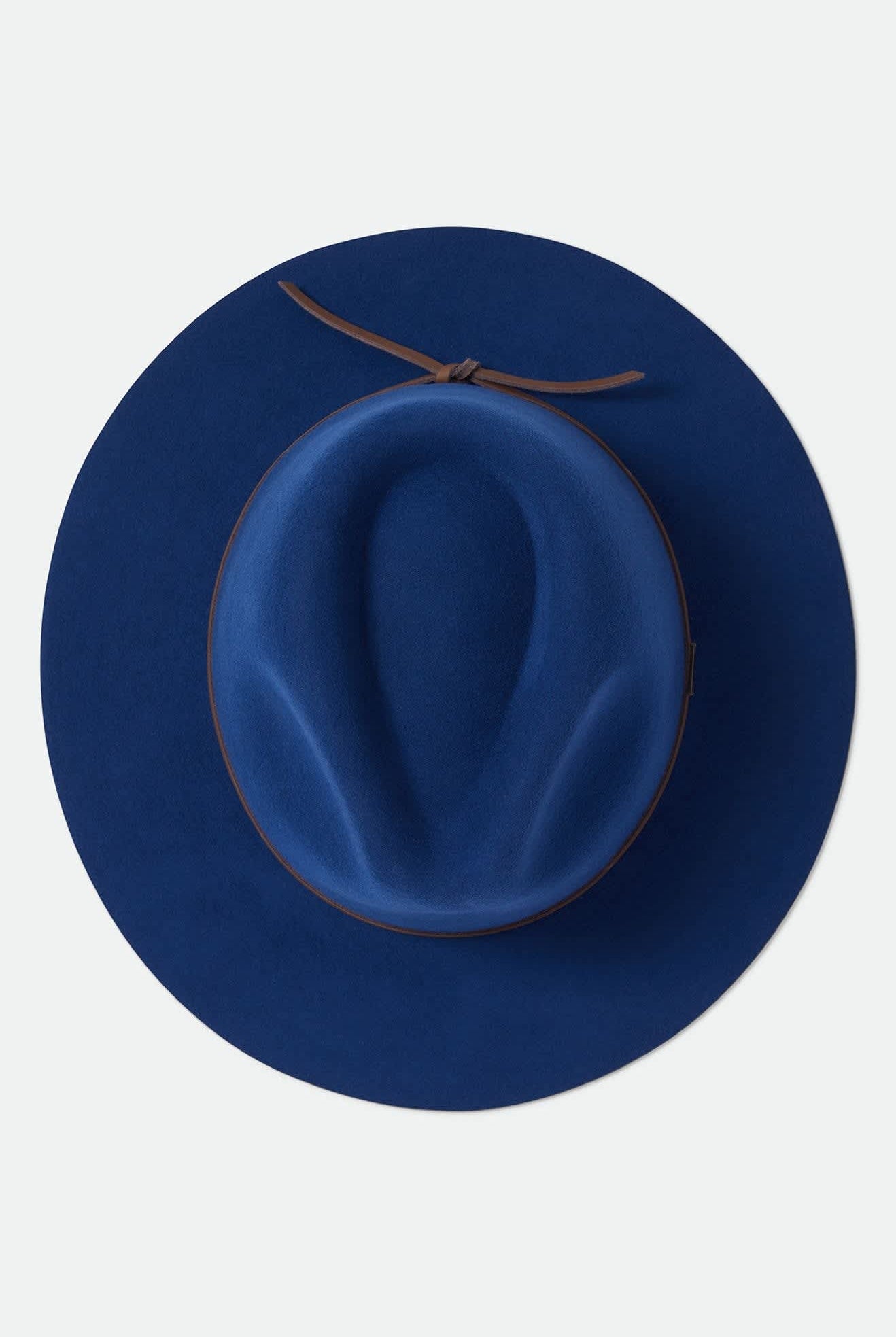 Unisex Wesley Fedora in the color Midnight Blue/Pinecone - Additional Laydown image