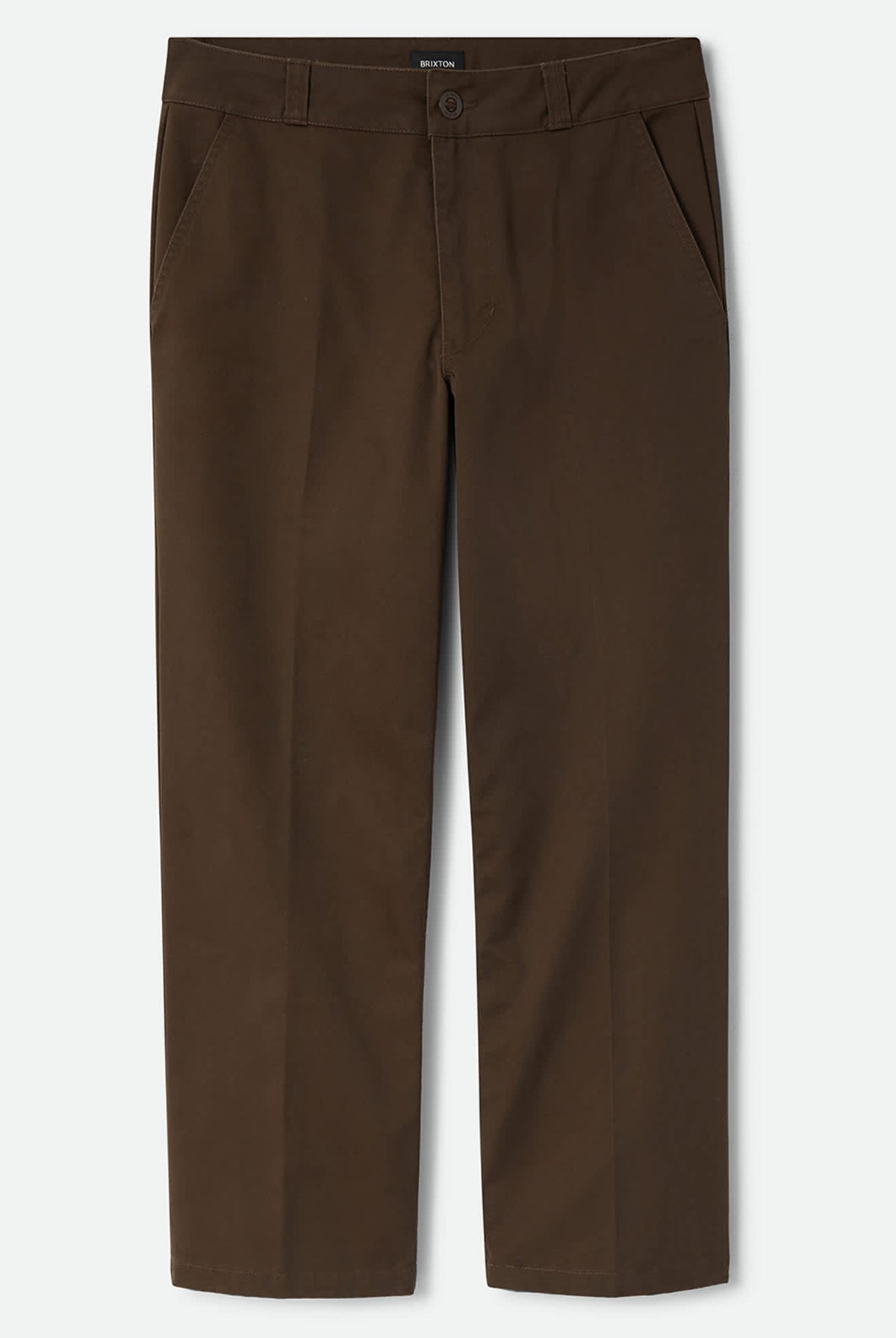 Men's Trademark Chino Pant in the color Walnut Brown - Front Product Laydown Image