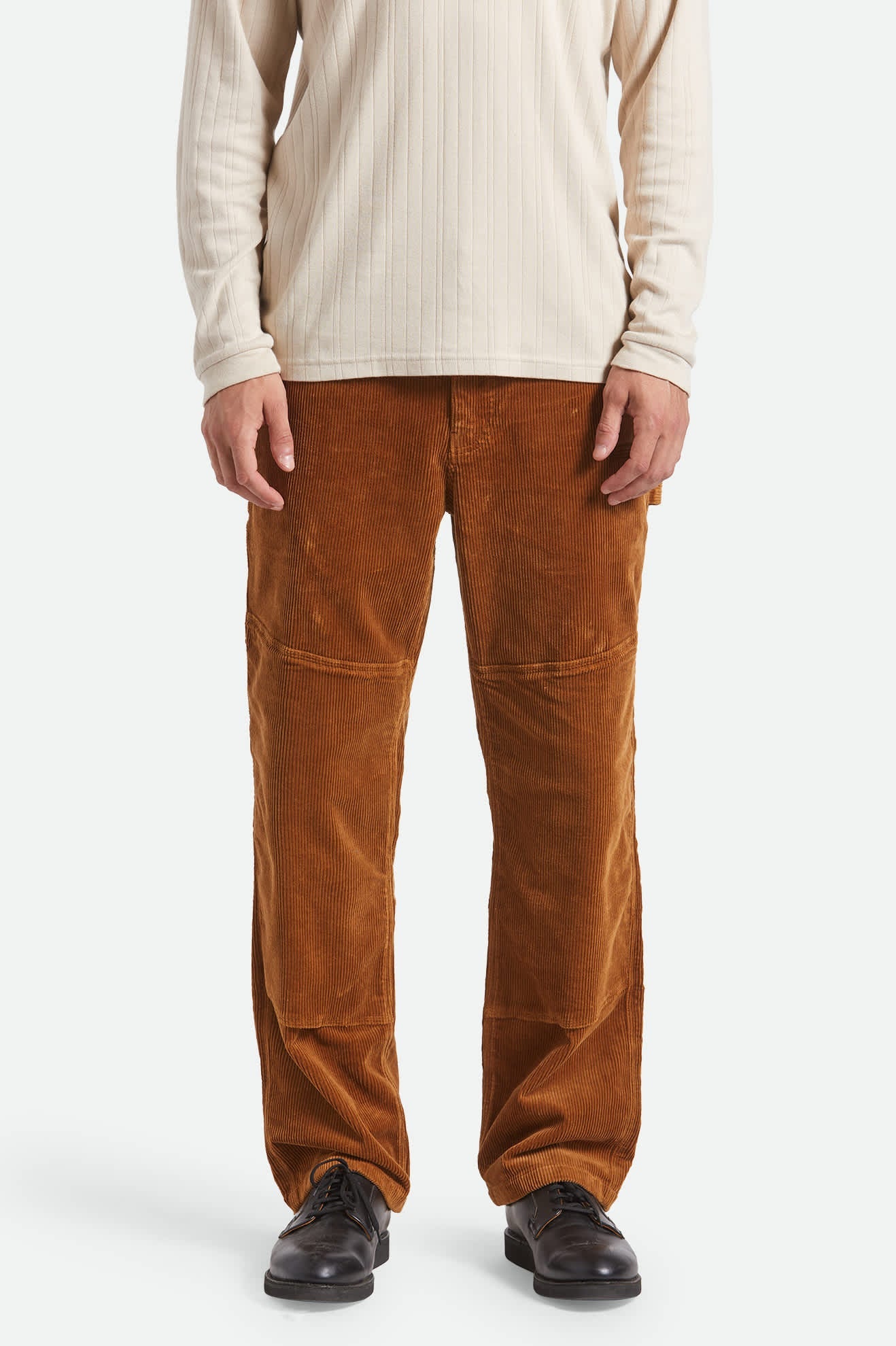 Men's Builders Carpenter Stretch Pant in the color Washed Copper Corduroy - Men's Front View