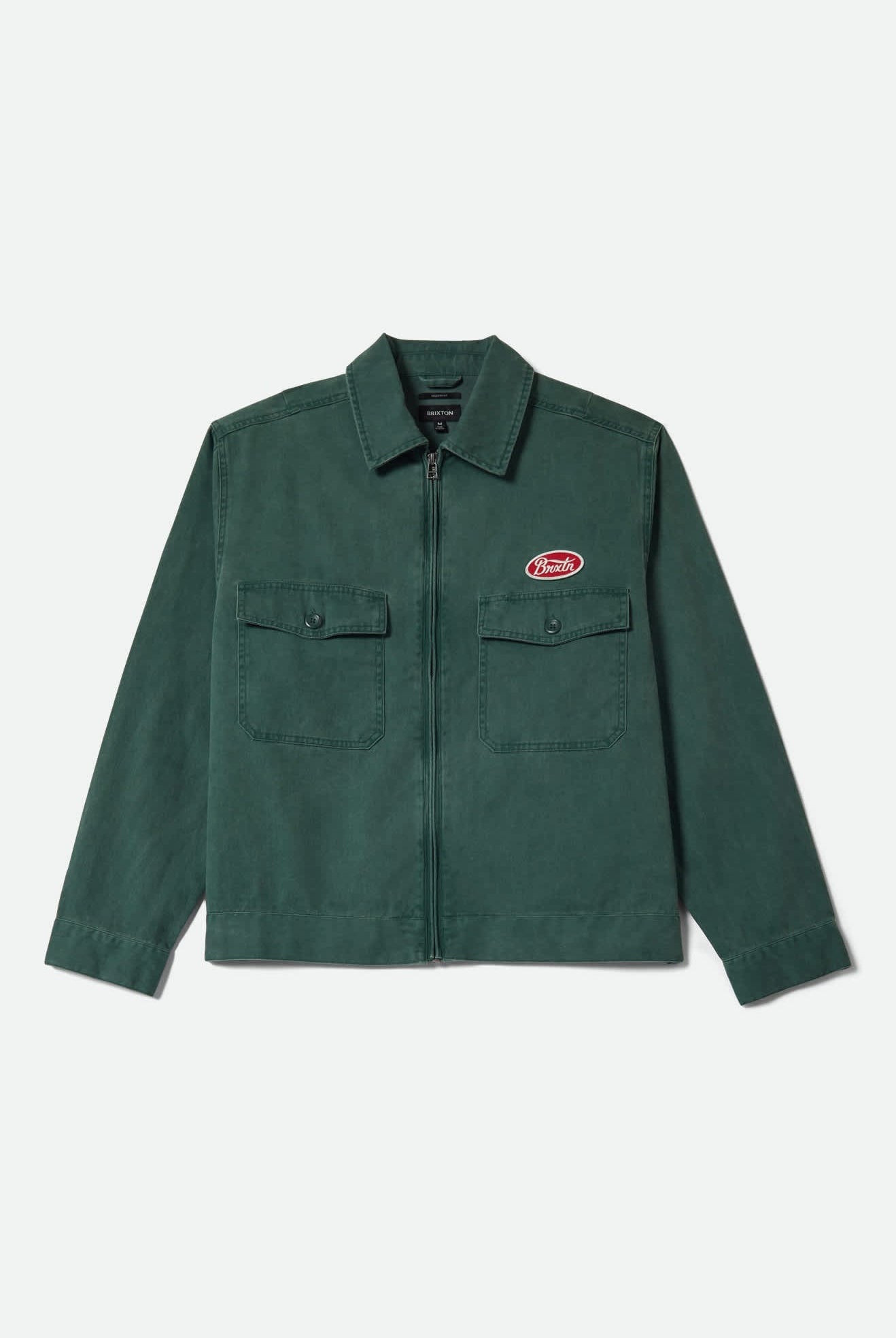 Men's Trademark Lightweight Garage Jacket in the color Washed Primal Green - Front Product View