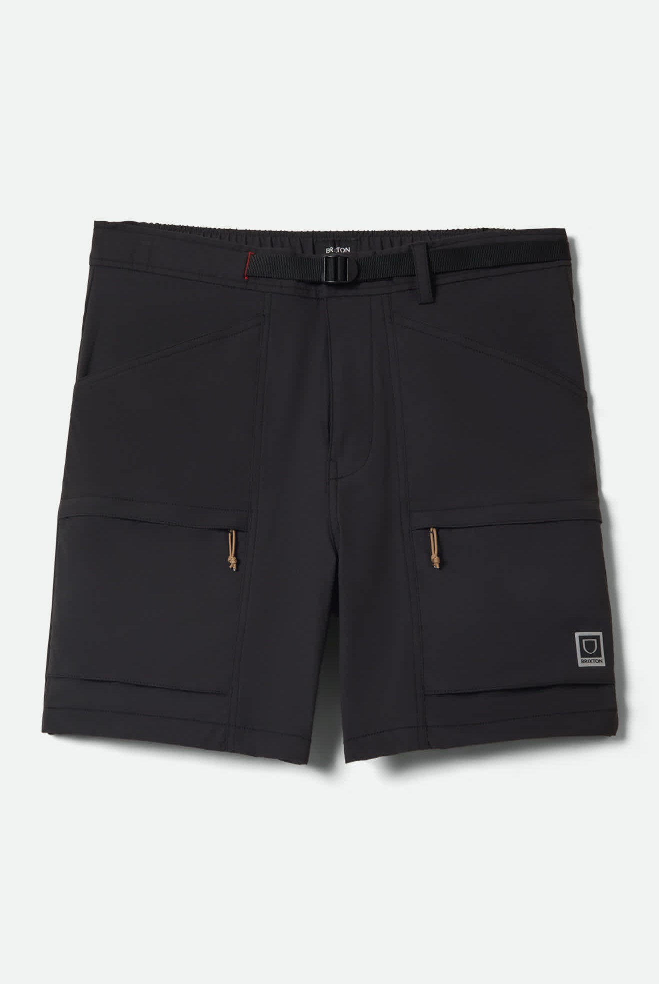 Men's Journey Utility Short in the color Black - Front Product View