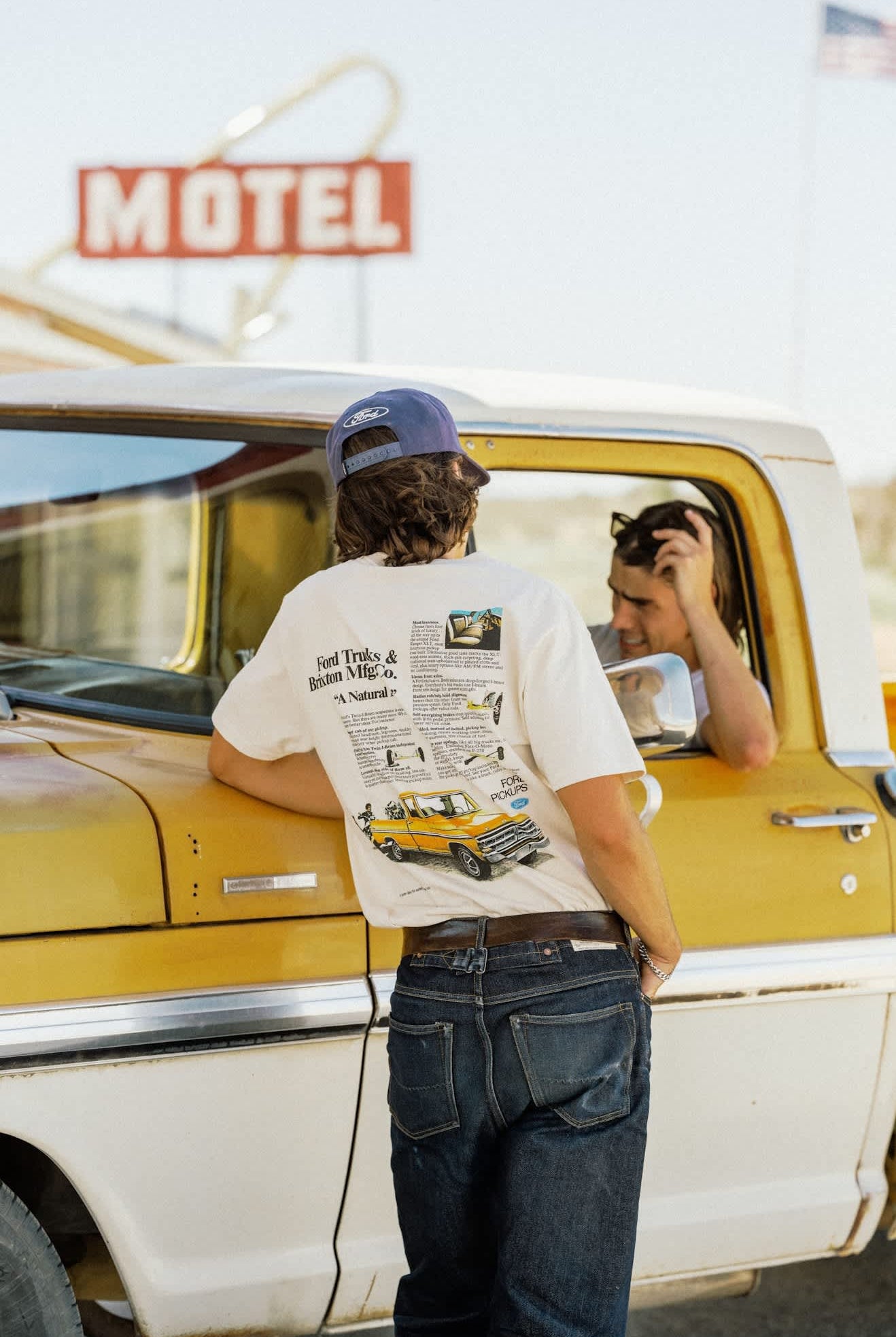 Men's Ford 71 Pickup T-Shirt in the color Wimbledon White - Men's Lifestyle 2.0