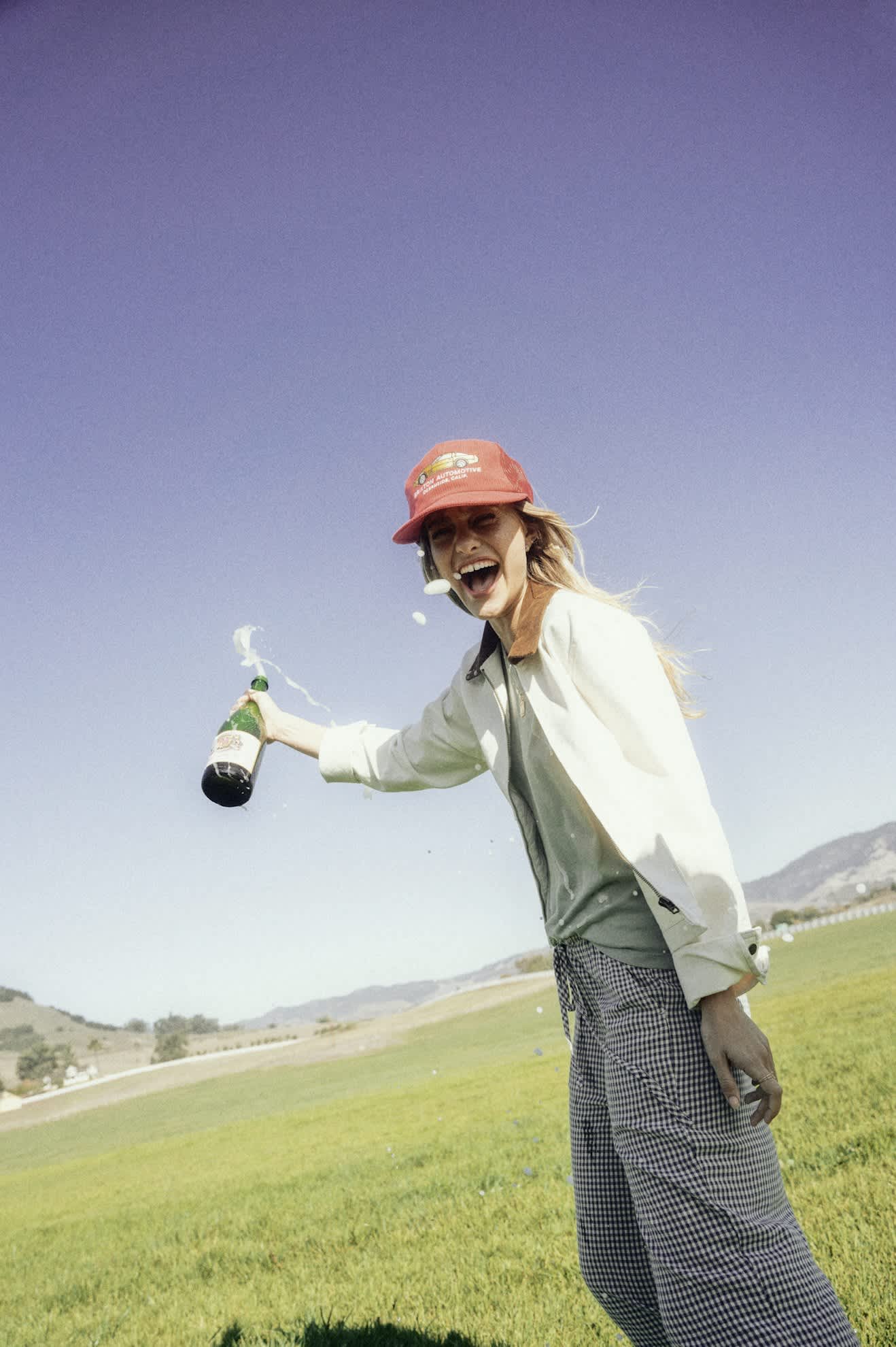 Women's Hudson Lounge Pant in the color Azure Blue Gingham - Men's Lifestyle image