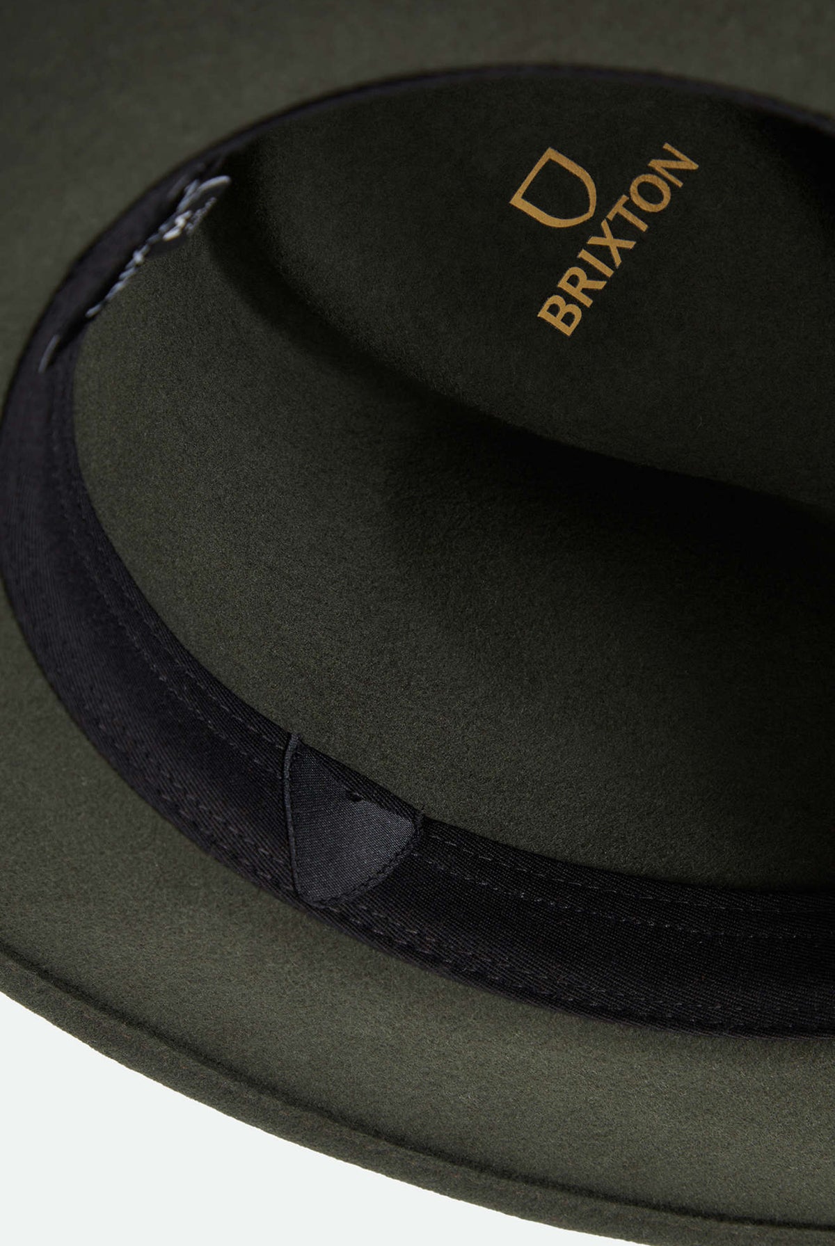 Unisex Messer Fedora in the color Ivy/Light Brown - Additional Laydown image