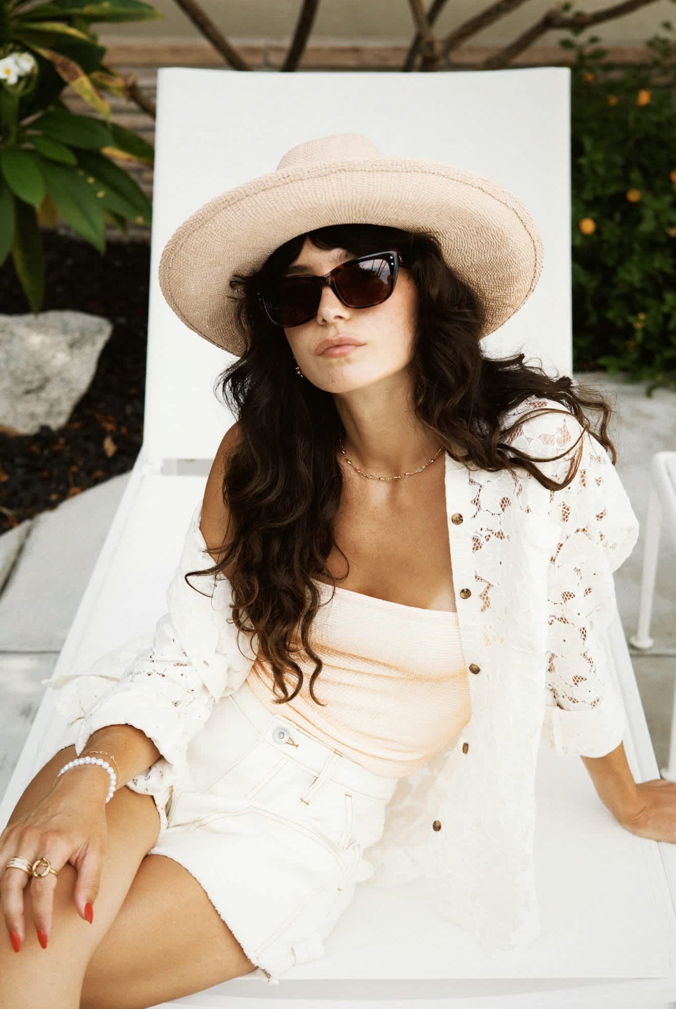 Women's Matteo Straw Hat in the color Soft Pink - Men's Lifestyle image