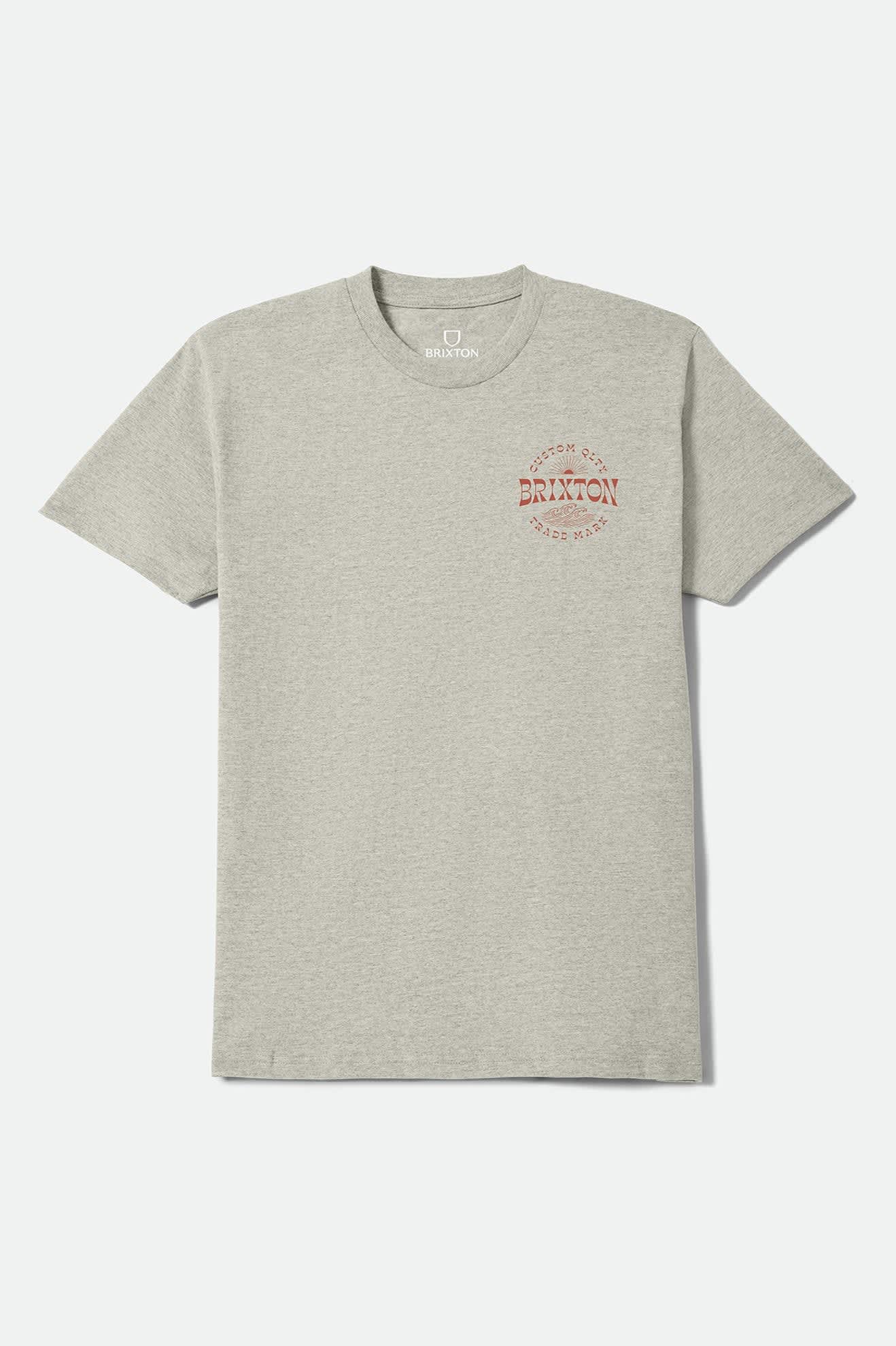 Men's Current Standard T-Shirt in the color Silver Grey - Front Product Laydown Image