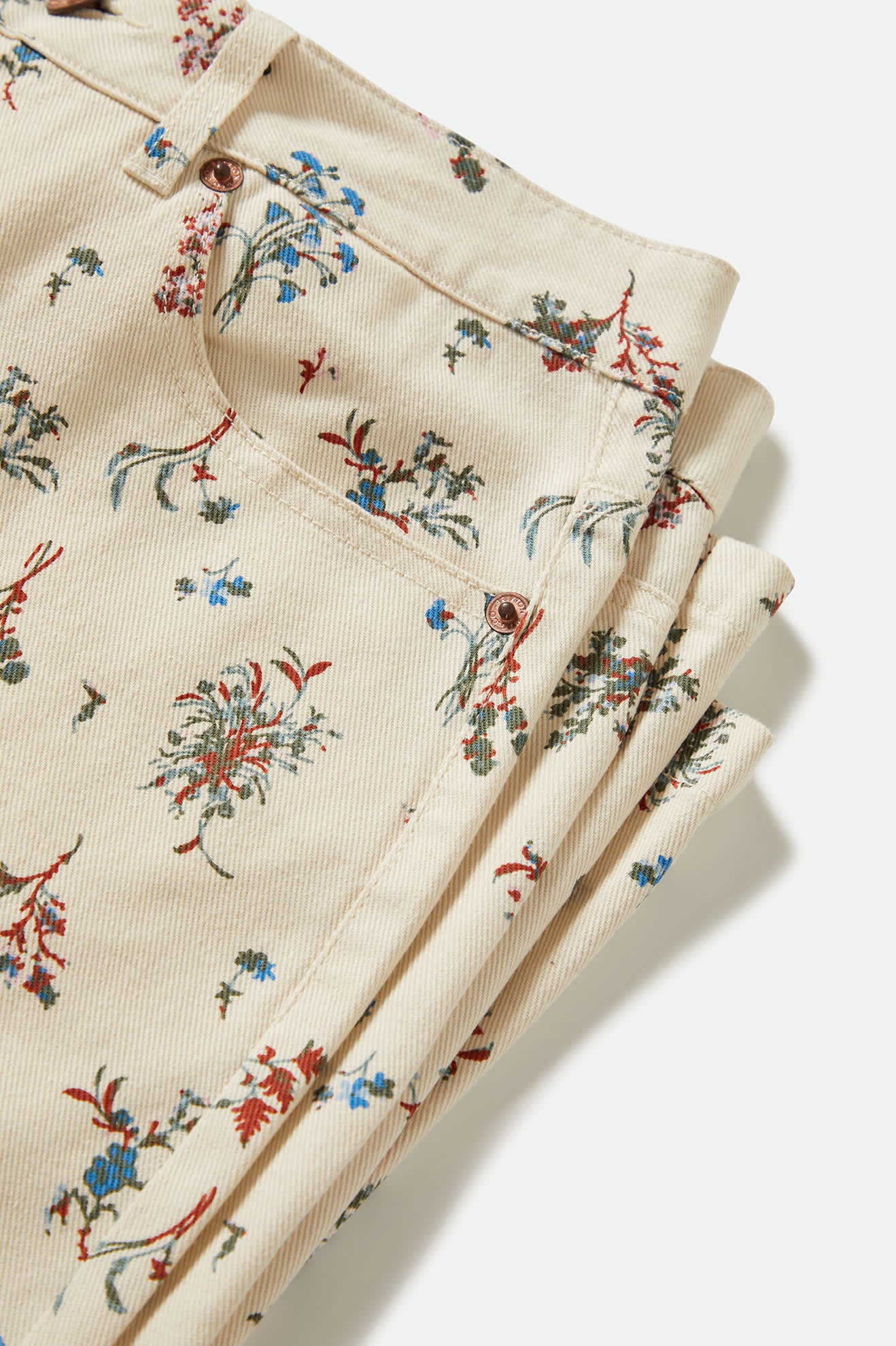 Women's Margo Cropped 5-Pocket Pant in the color Whitecap - Additional Laydown image