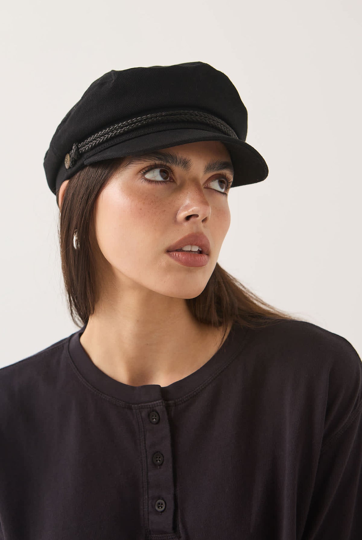 Unisex Fiddler Fisherman Cap in the color Black - Additional Fit image