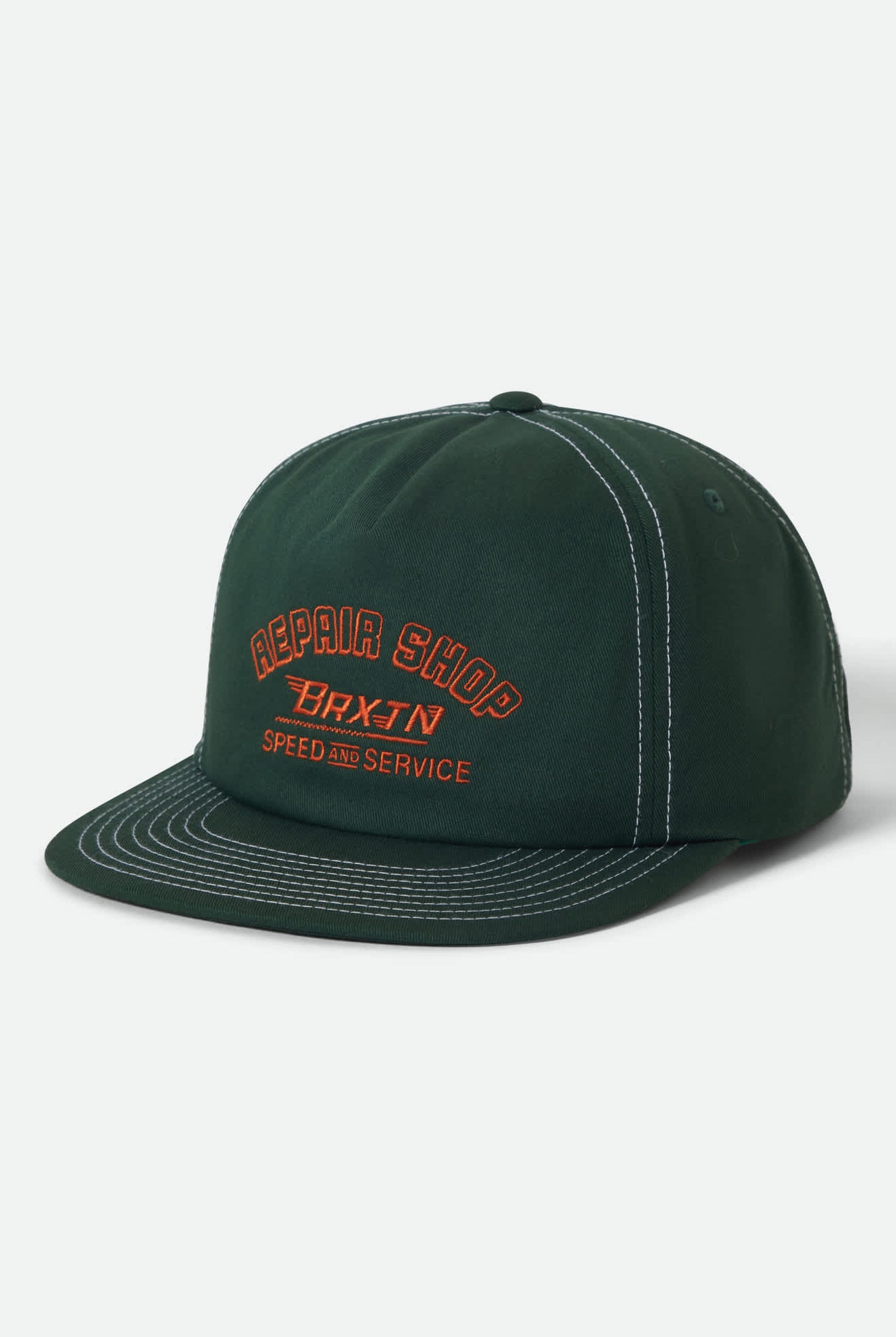 Unisex Repair Shop Snapback in the color Primal Green - Front Product View