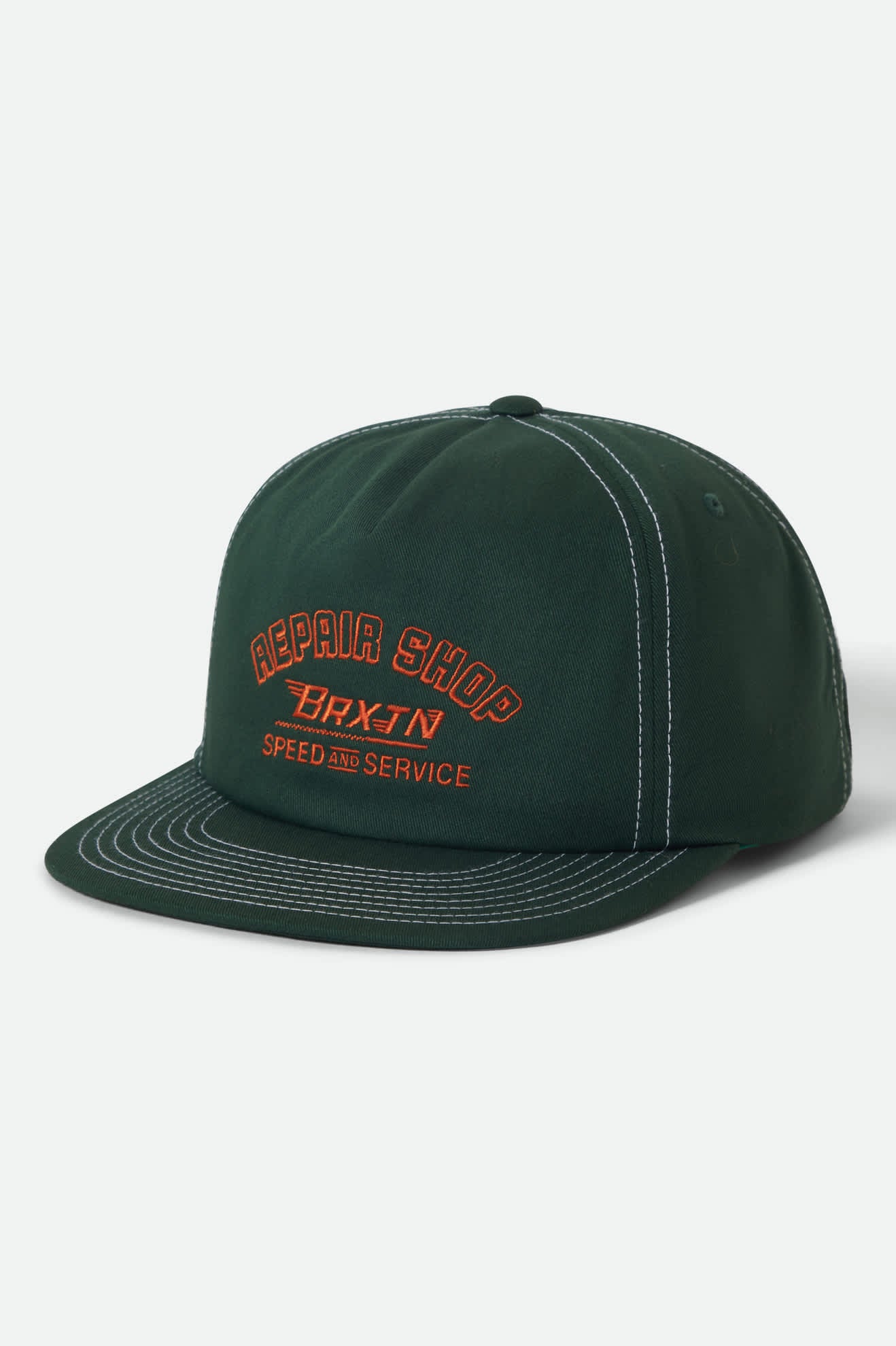 Unisex Repair Shop Snapback in the color Primal Green - Front Product View