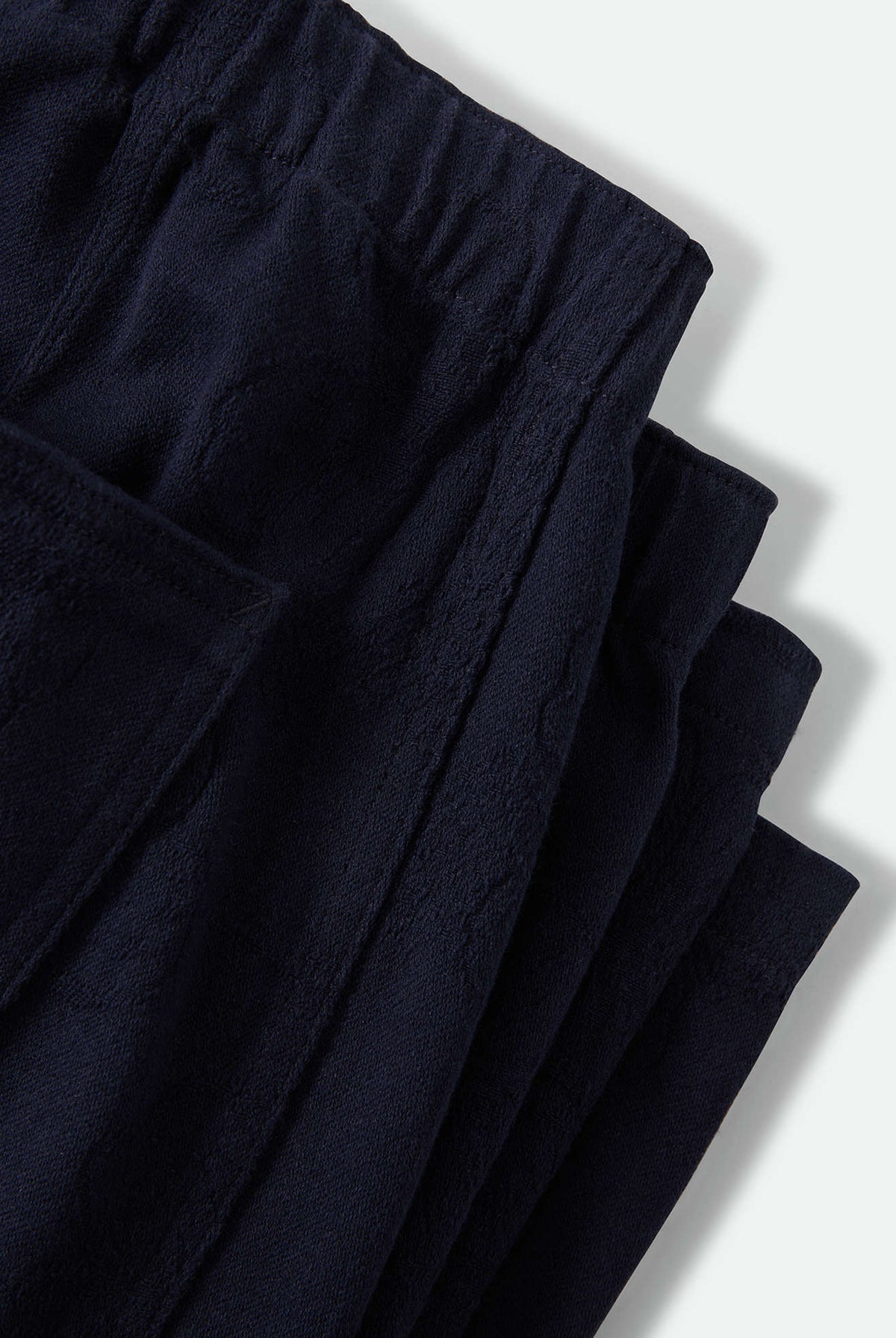 Women's Utility Everyday Barrel Pant in the color Washed Navy - Additional Laydown image