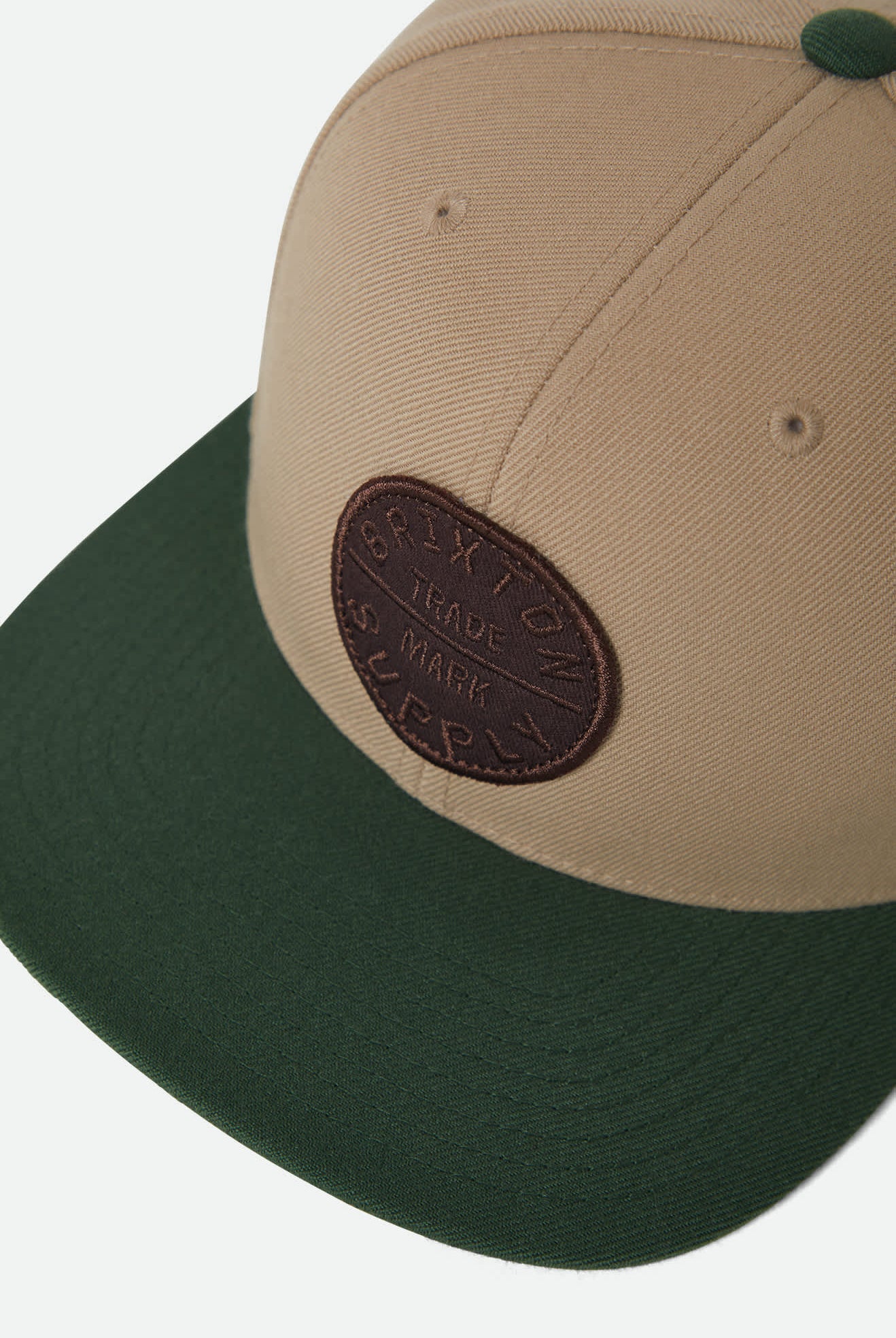Unisex Oath III Snapback in the color Khaki/Primal Green - Additional Laydown image