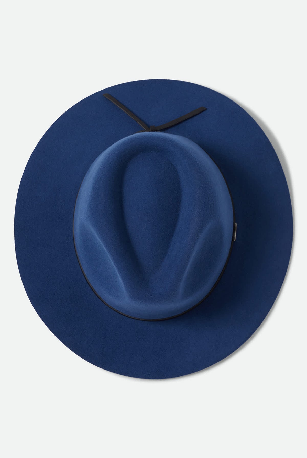 Unisex Wesley Fedora in the color Classic Navy/Black - Additional Laydown image