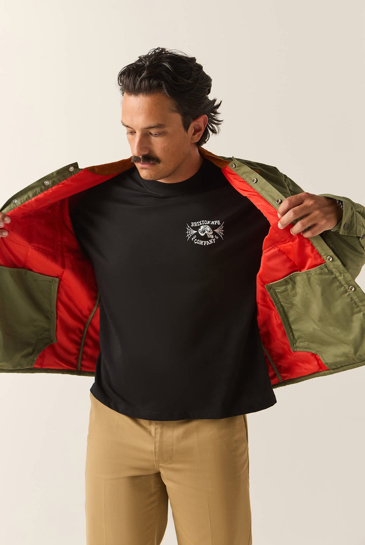 Men's Cass II Jacket in the color Olive Surplus - Additional Fit image