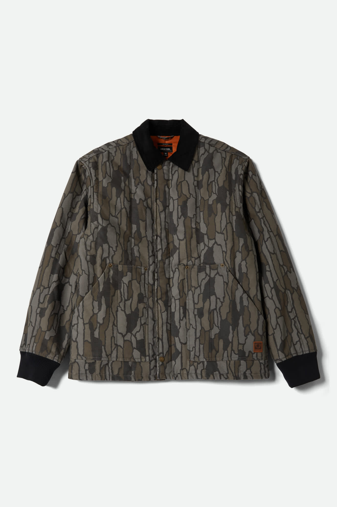 Men's Builders Ranch Jacket in the color Bark Camo - Front Product View