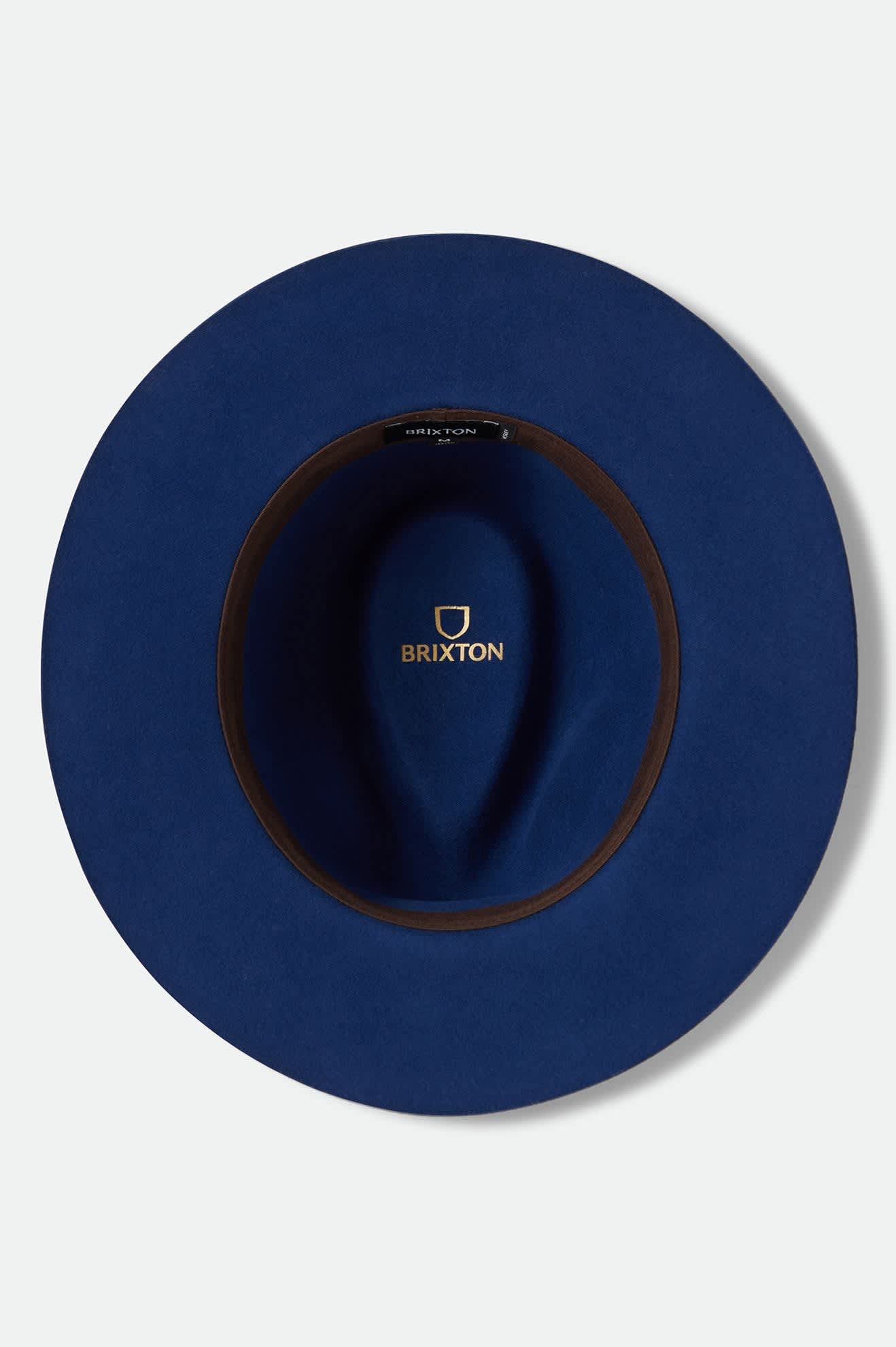 Unisex Wesley Fedora in the color Classic Navy - Additional Laydown image