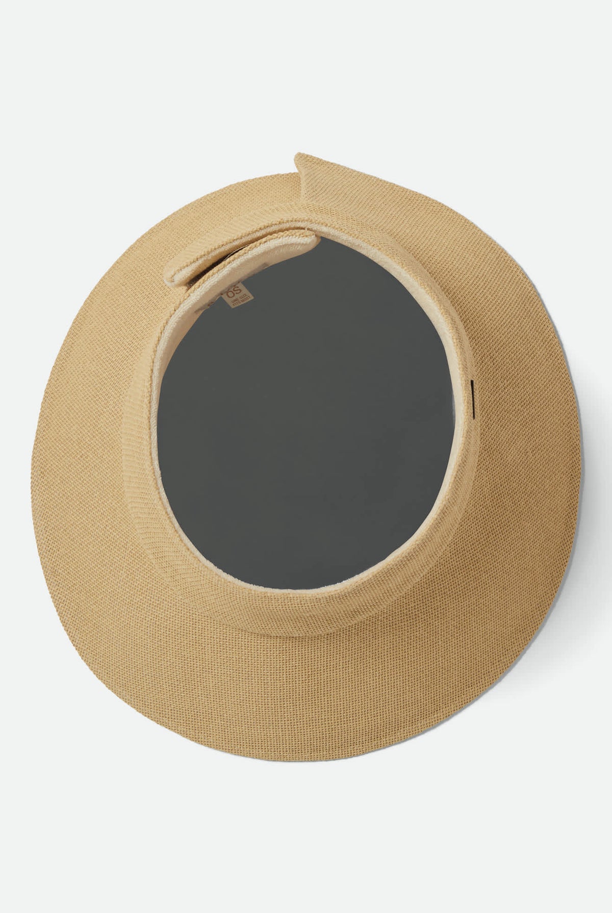 Women's Jasmine Packable Visor in the color Tan/Tan - Additional Laydown image