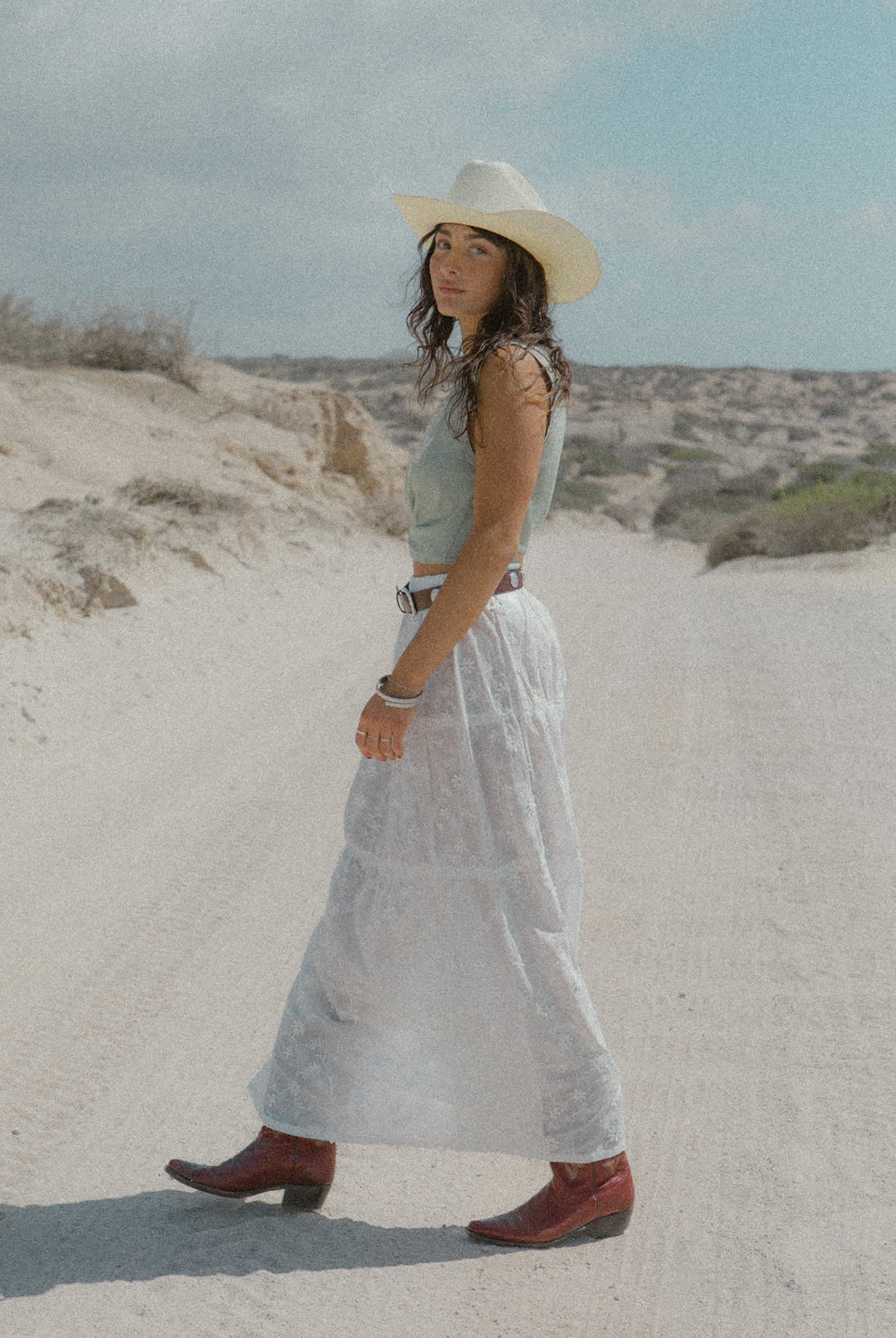 Unisex Laredo Straw Cowboy Hat in the color Bone - Men's Lifestyle image