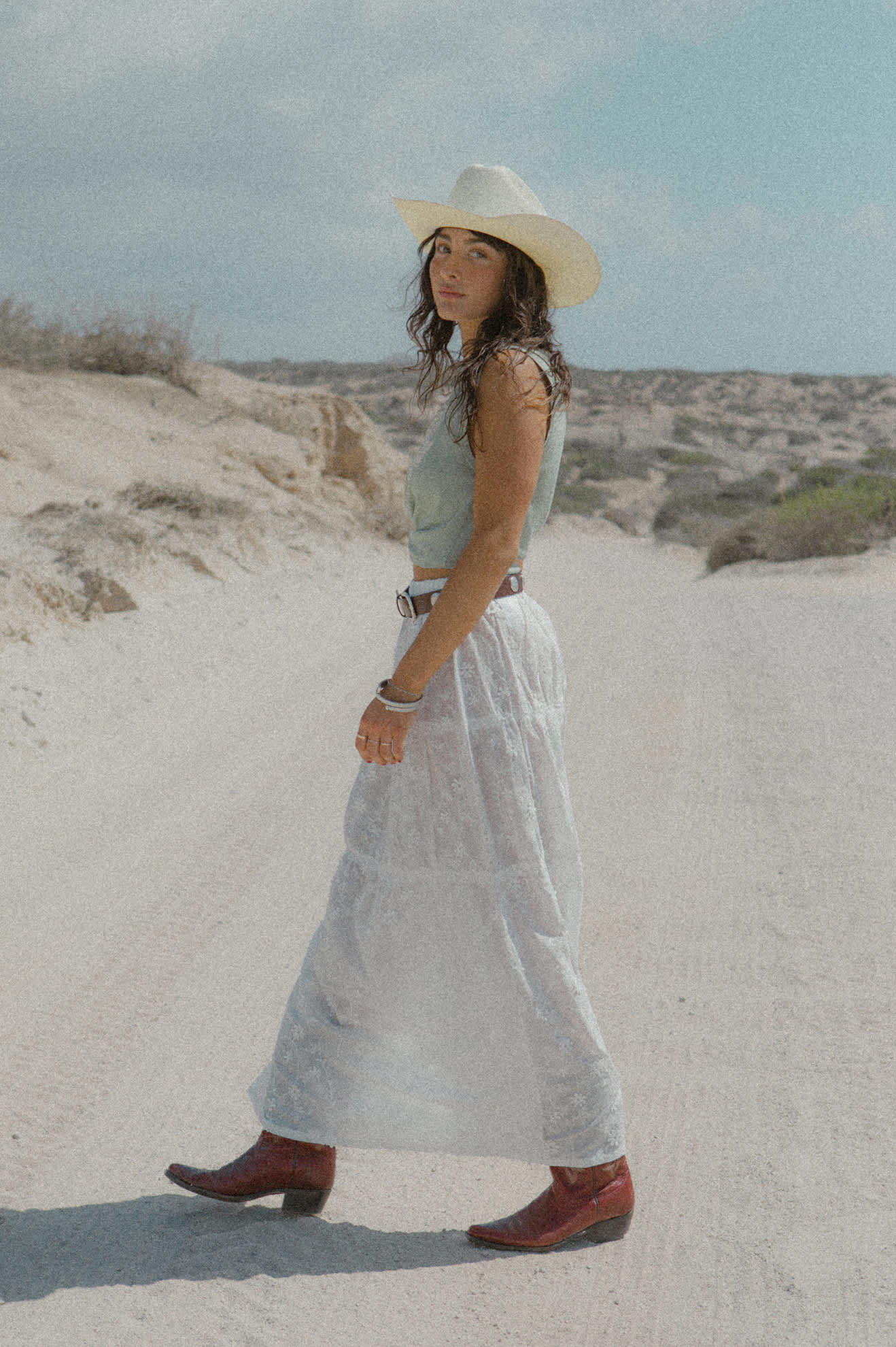 Unisex Laredo Straw Cowboy Hat in the color Bone - Men's Lifestyle image