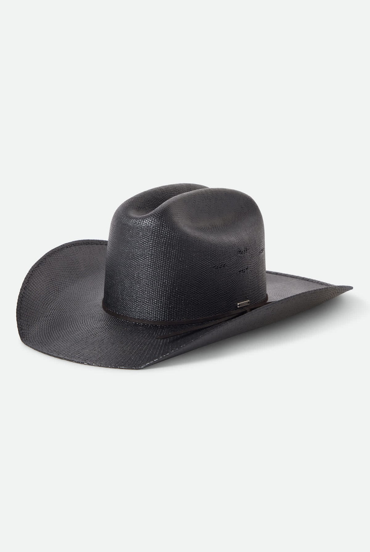 Unisex Laredo Straw Cowboy Hat in the color Black - Front Product Laydown Image