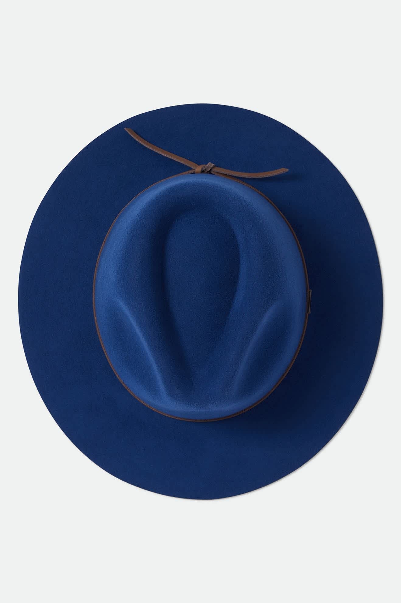Unisex Wesley Fedora in the color Classic Navy - Additional Laydown image