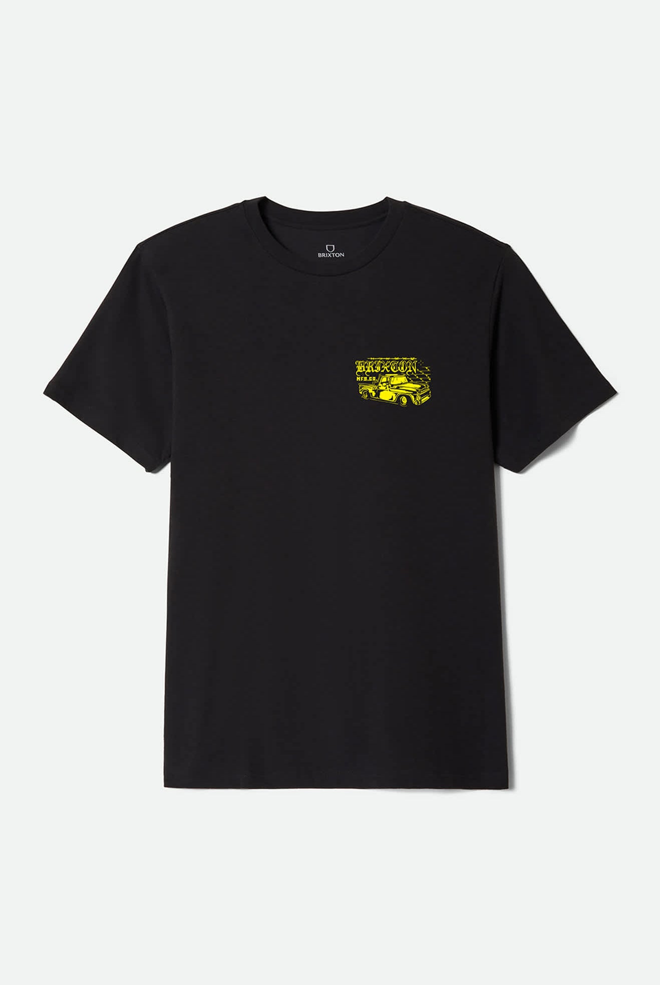 Men's Cisco Short Sleeve Standard T-Shirt in the color Black - Front Product Laydown Image