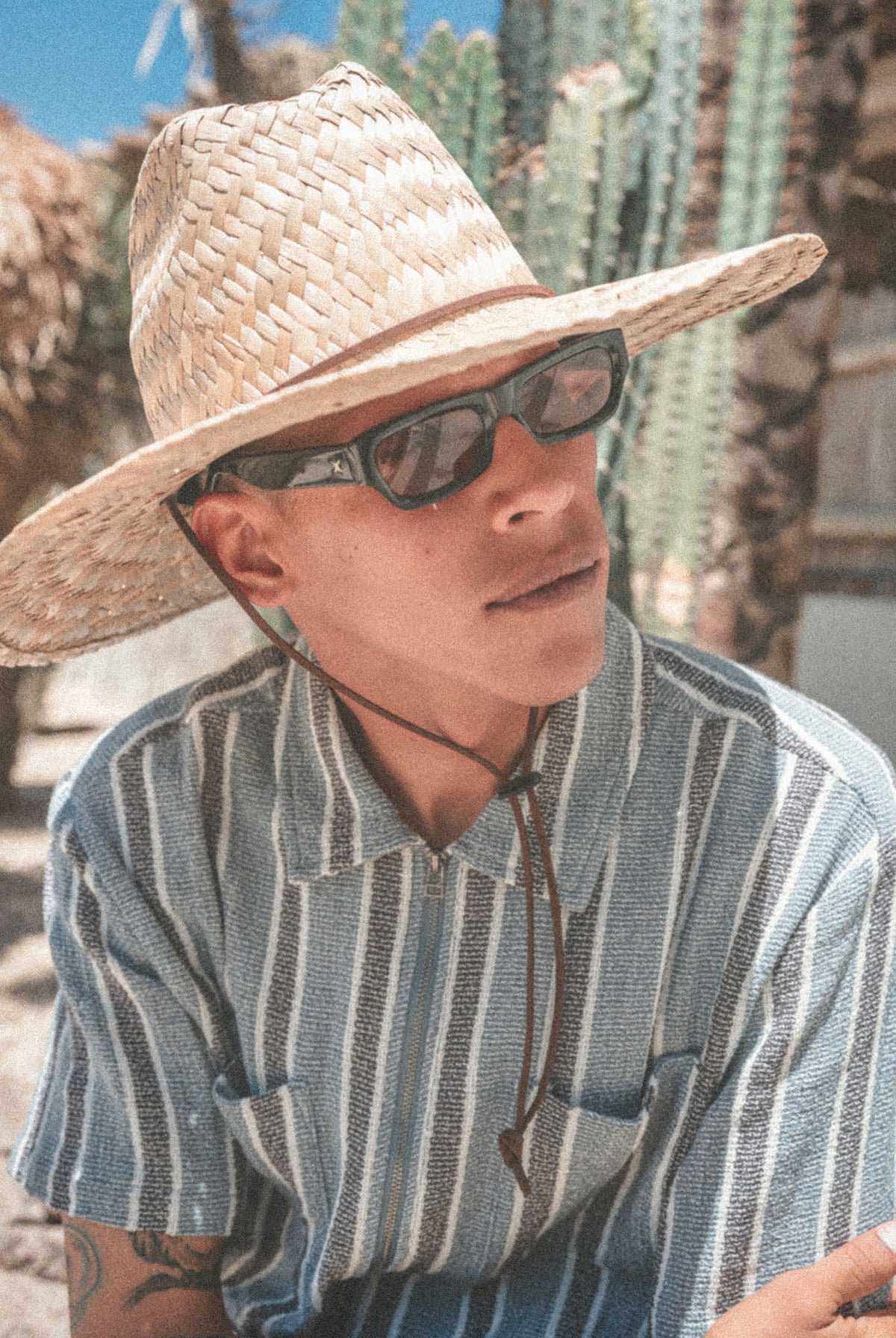 Unisex Bells II Lifeguard Hat in the color Tan/Tan - Men's Lifestyle 2.0