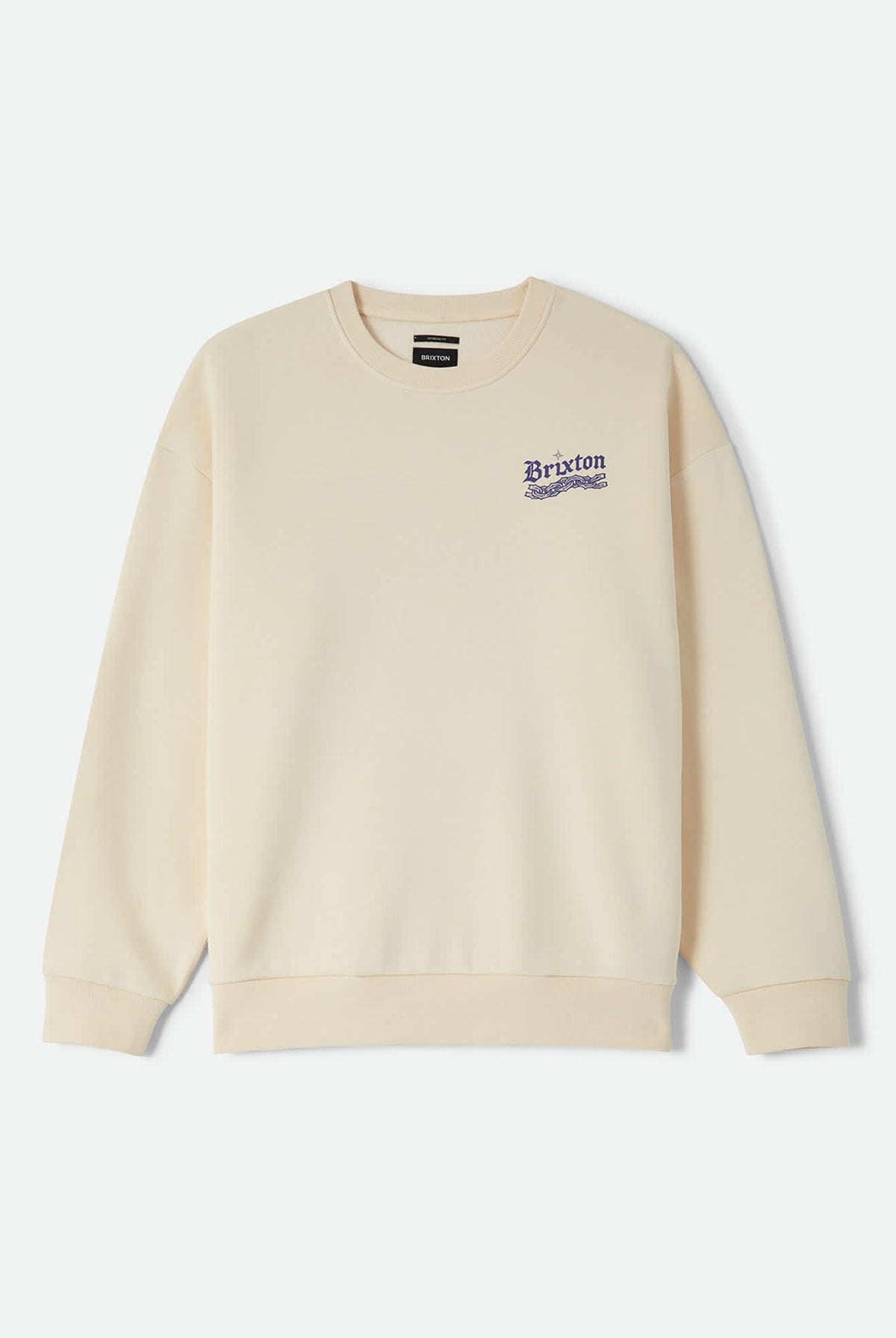 Men's Rosa Crew in the color Whitecap - Front Product Laydown Image