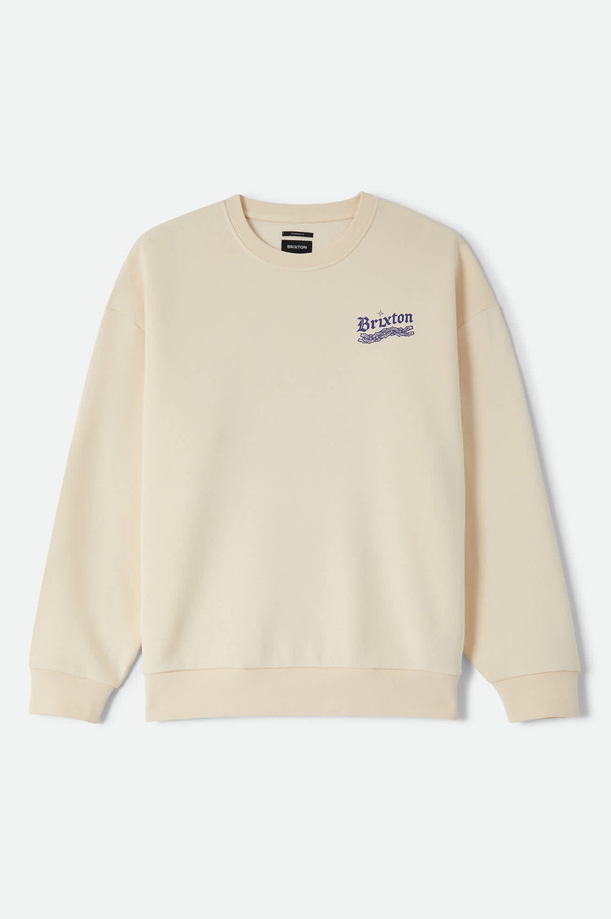 Men's Rosa Crew in the color Whitecap - Front Product Laydown Image