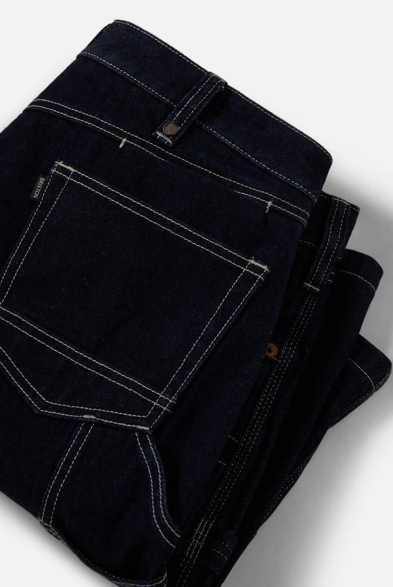 Men's Builders Carpenter Baggy Short in the color Rinse Denim - Additional Laydown image