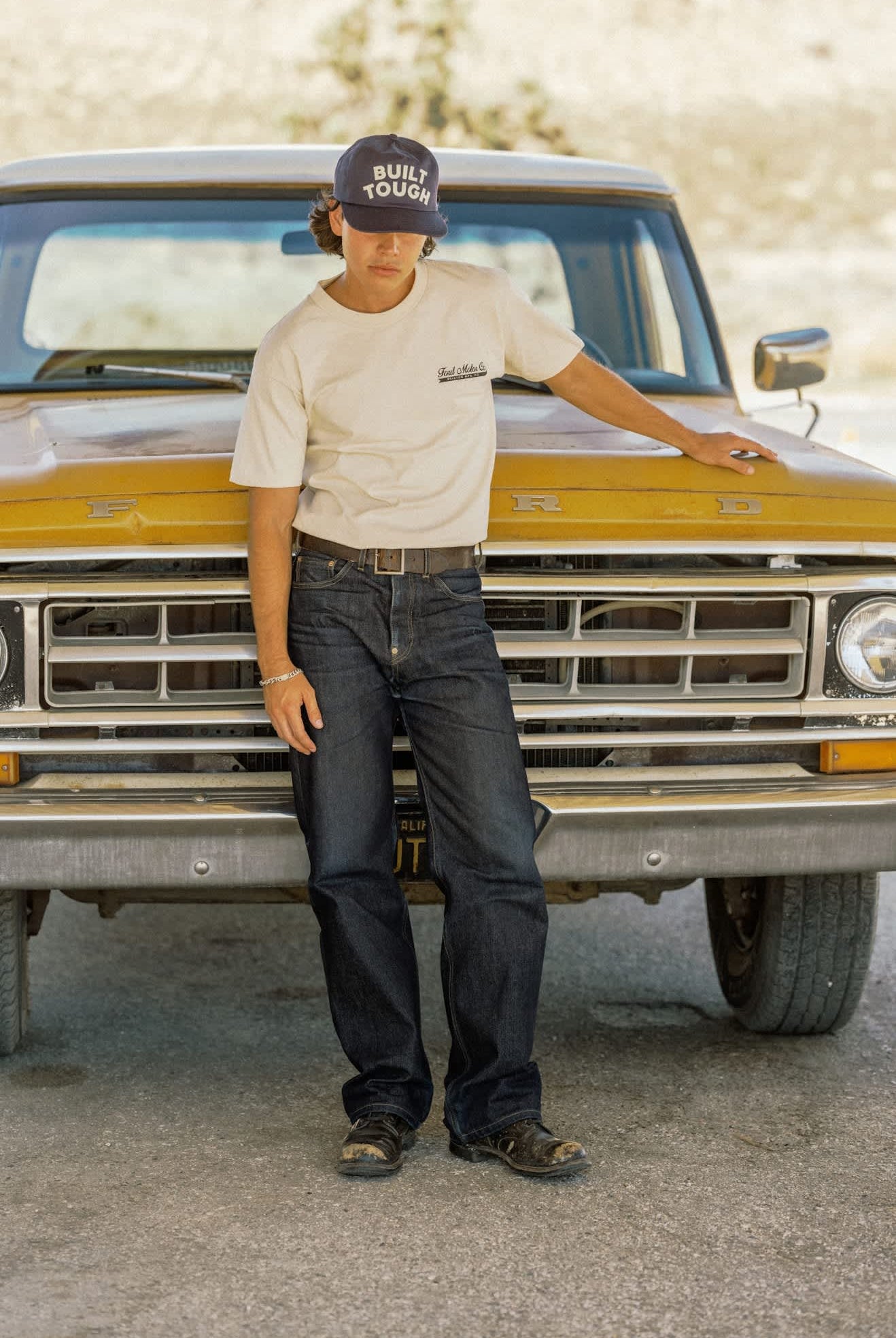 Men's Ford 71 Pickup T-Shirt in the color Wimbledon White - Men's Lifestyle 3.0