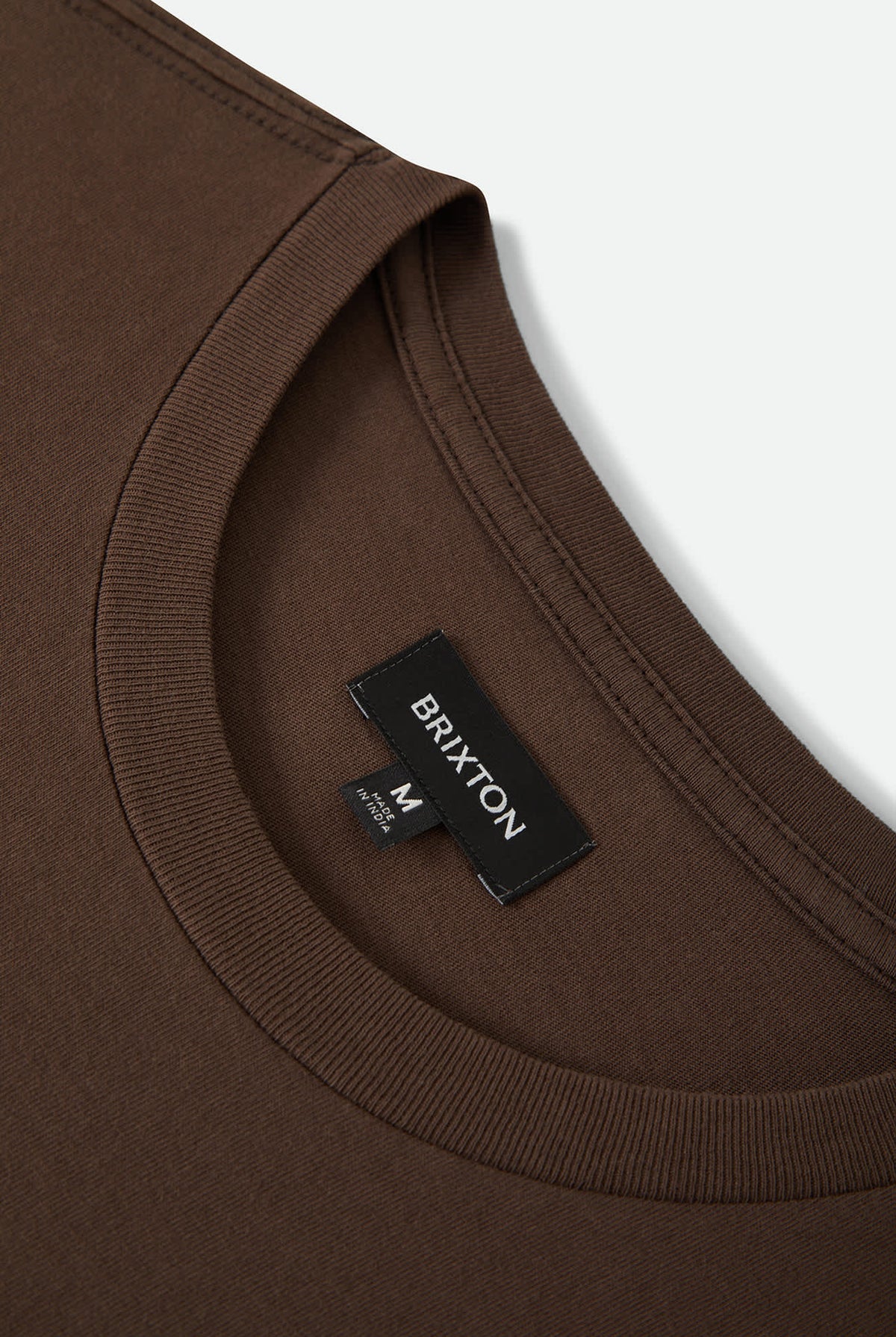 Men's Brixton Baseline Pocket T-Shirt in the color Walnut Brown Vintage Wash - Additional Laydown image