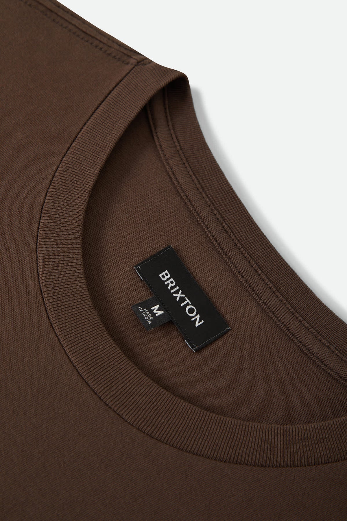 Men's Brixton Baseline Pocket T-Shirt in the color Walnut Brown Vintage Wash - Additional Laydown image
