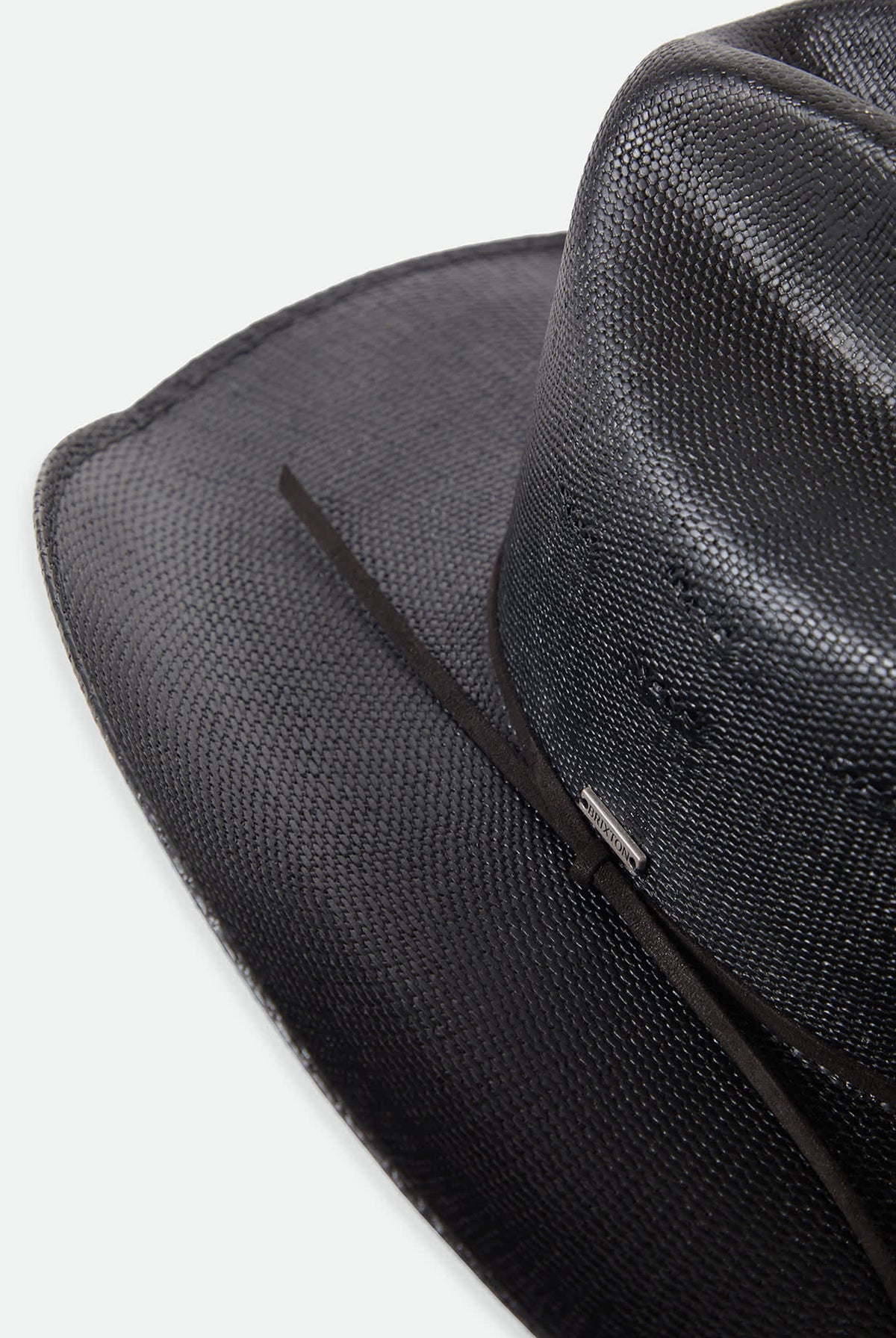Unisex Laredo Straw Cowboy Hat in the color Black - Additional Laydown image