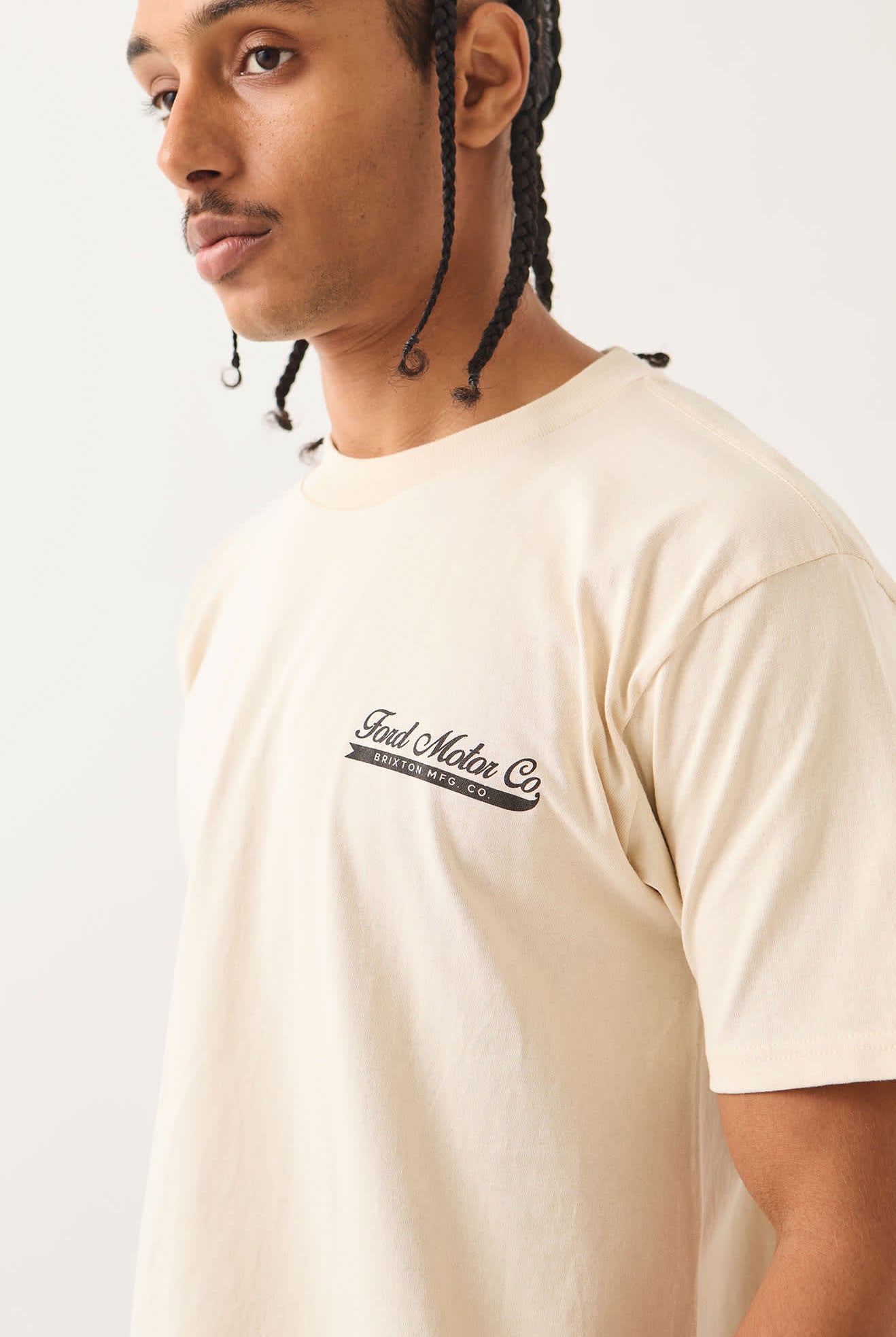 Men's Ford 71 Pickup T-Shirt in the color Wimbledon White - Additional Fit image