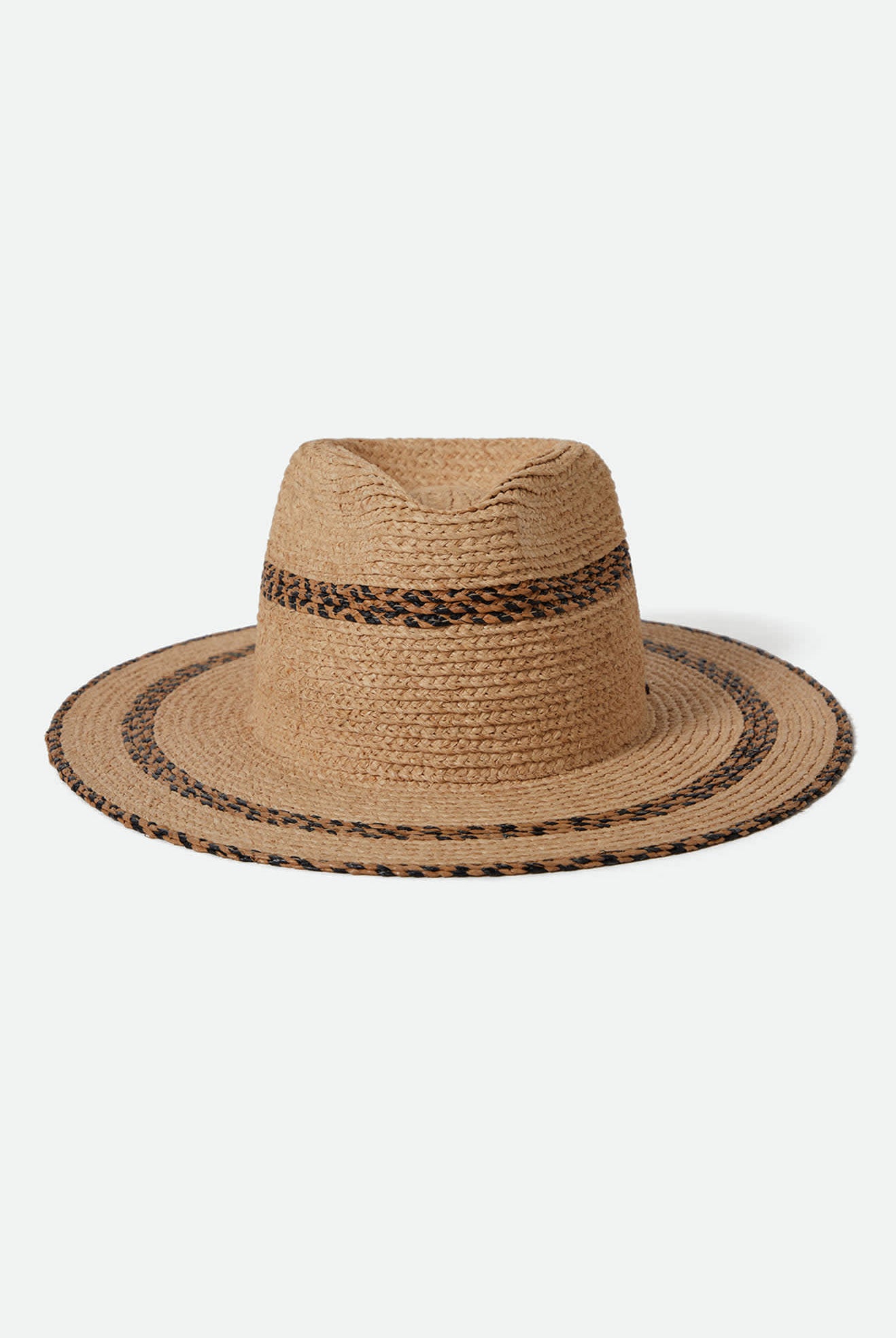 Unisex Cohen Straw Cowboy Hat in the color Tan/Black - Additional Laydown image